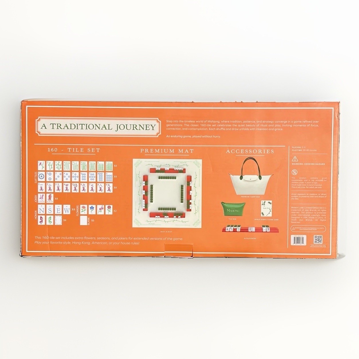 Maison Lude Mahjong Limited Edition 160 Tile Set-Mat-Accessories