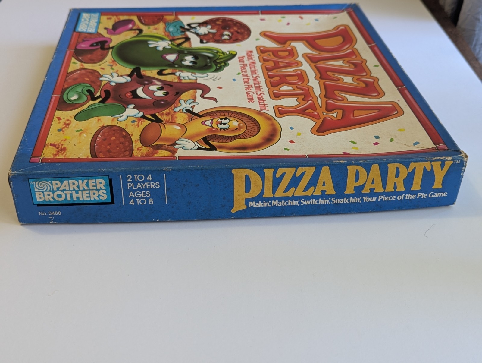 Pizza Party Board Game, Parker Brothers, Complete, 1987