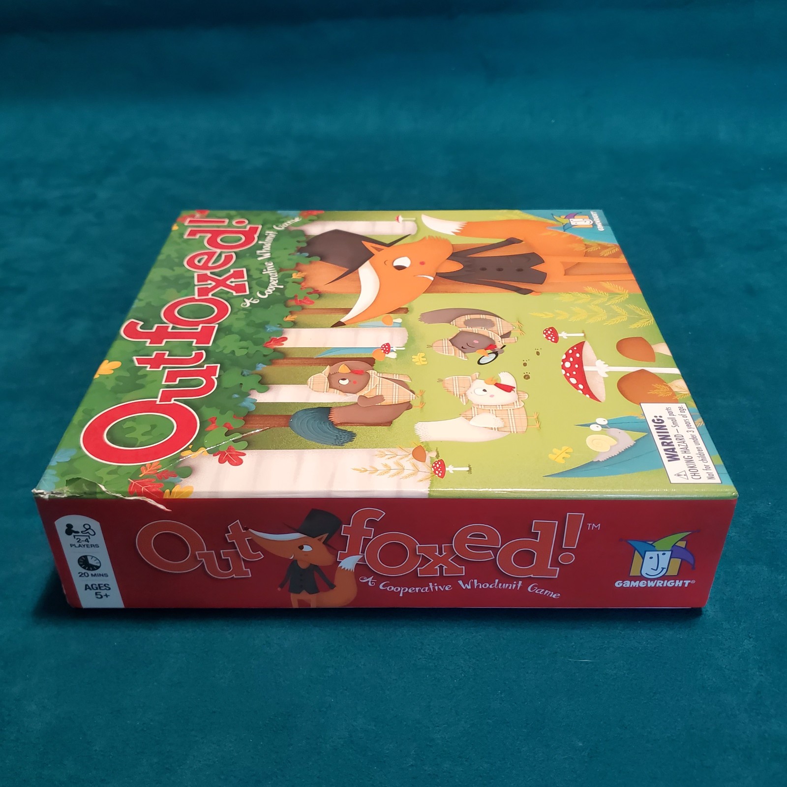 Outfoxed! Board Game 2015 Family Cooperative Whodunnit Gamewright