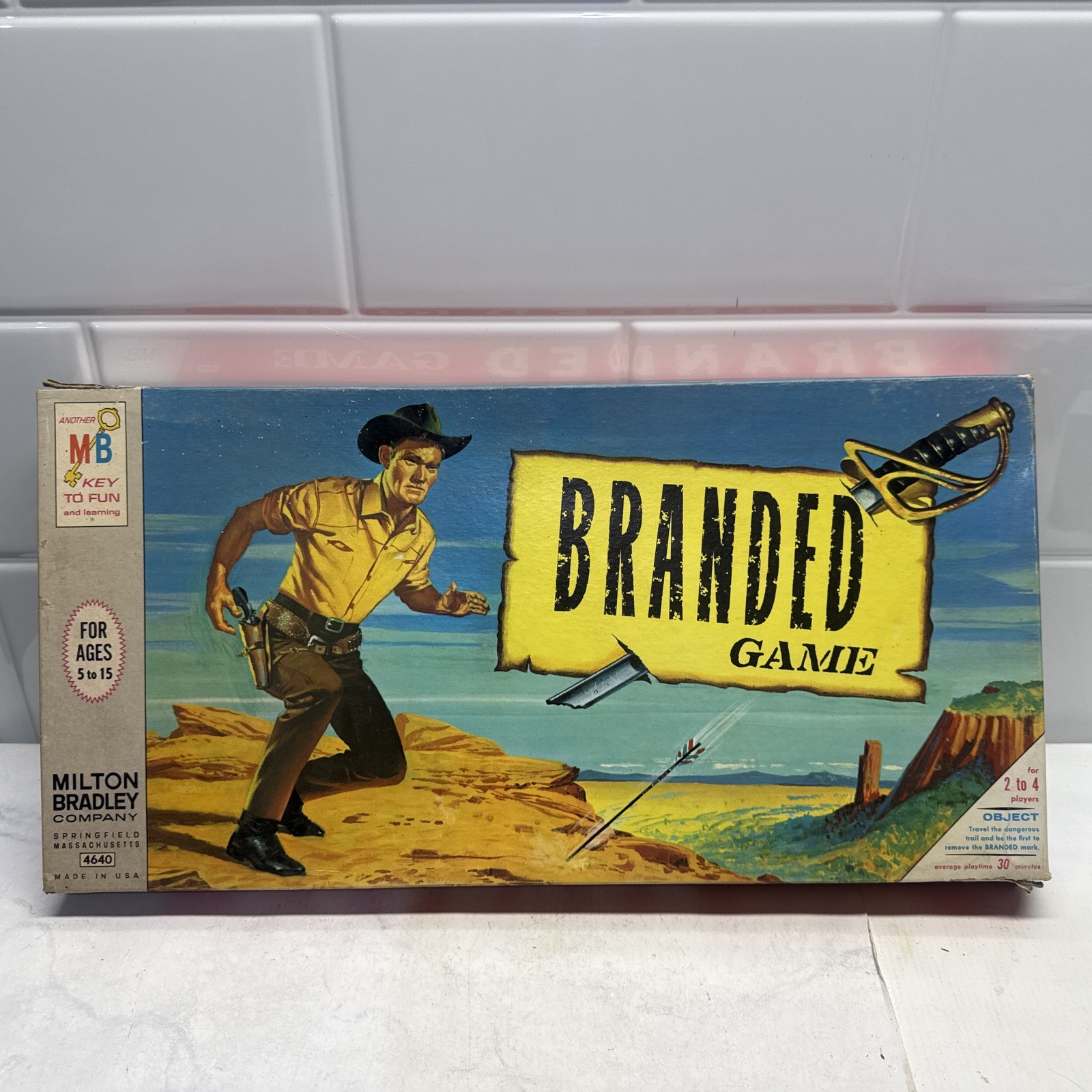 Branded Game (1966) by Milton Bradley #4640 Chuck Connors Complete