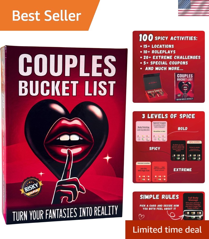 Anniversary & Valentine’s Gift: 100 Spicy Dares for Couples to Ignite Romance
