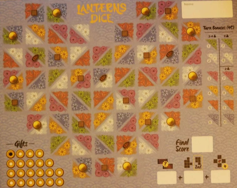 Lanterns Dice – The Legendary Lakes Promo Pad – 4 different lakes 100 pages NEW