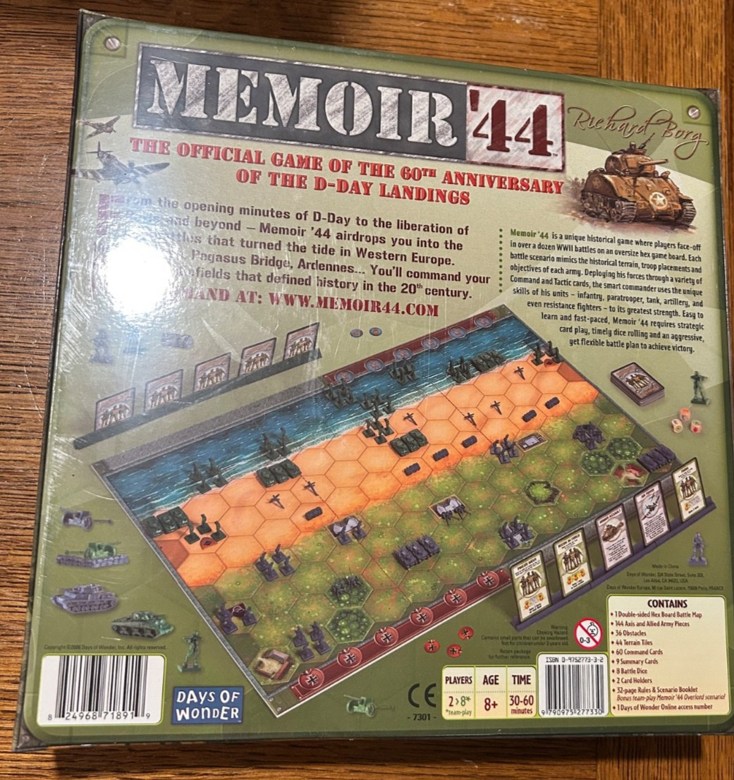 Days of Wonder Memoir ’44 Board Game – 7301