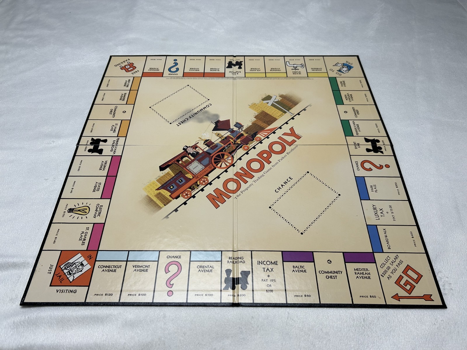 Hasbro Monopoly Nostalgia Edition 2001 Parker Brothers Wooden Board Game