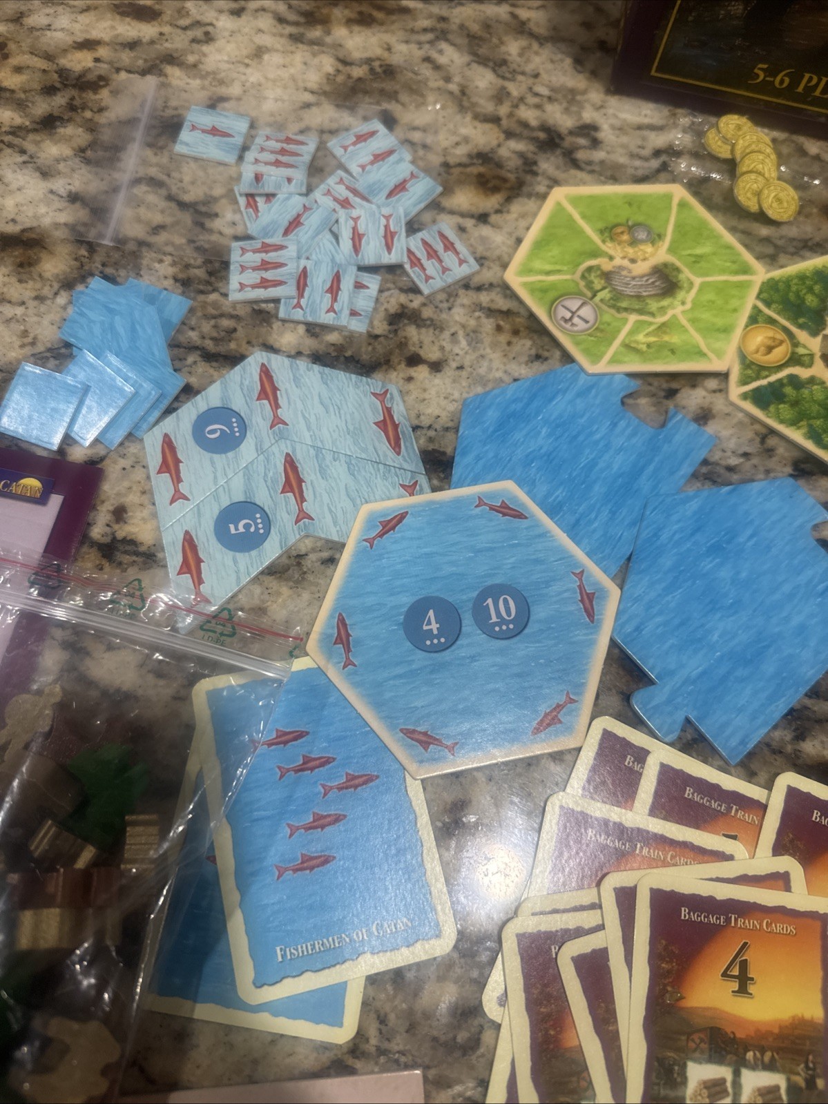 CATAN TRADERS AND BARBARIANS 5-6 PLAYER EXPANSION #3068 MAYFAIR GAMES RARE