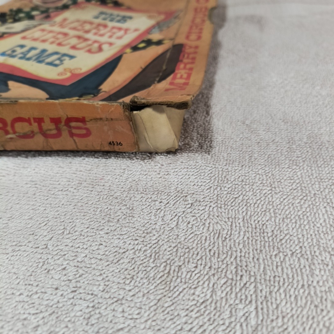 Vintage Merry Circus Game 4536 Phillips Publishers In Action Board Box Original