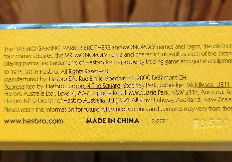 Monopoly Australia Special Edition Board Game Hasbro 2016 100% Complete