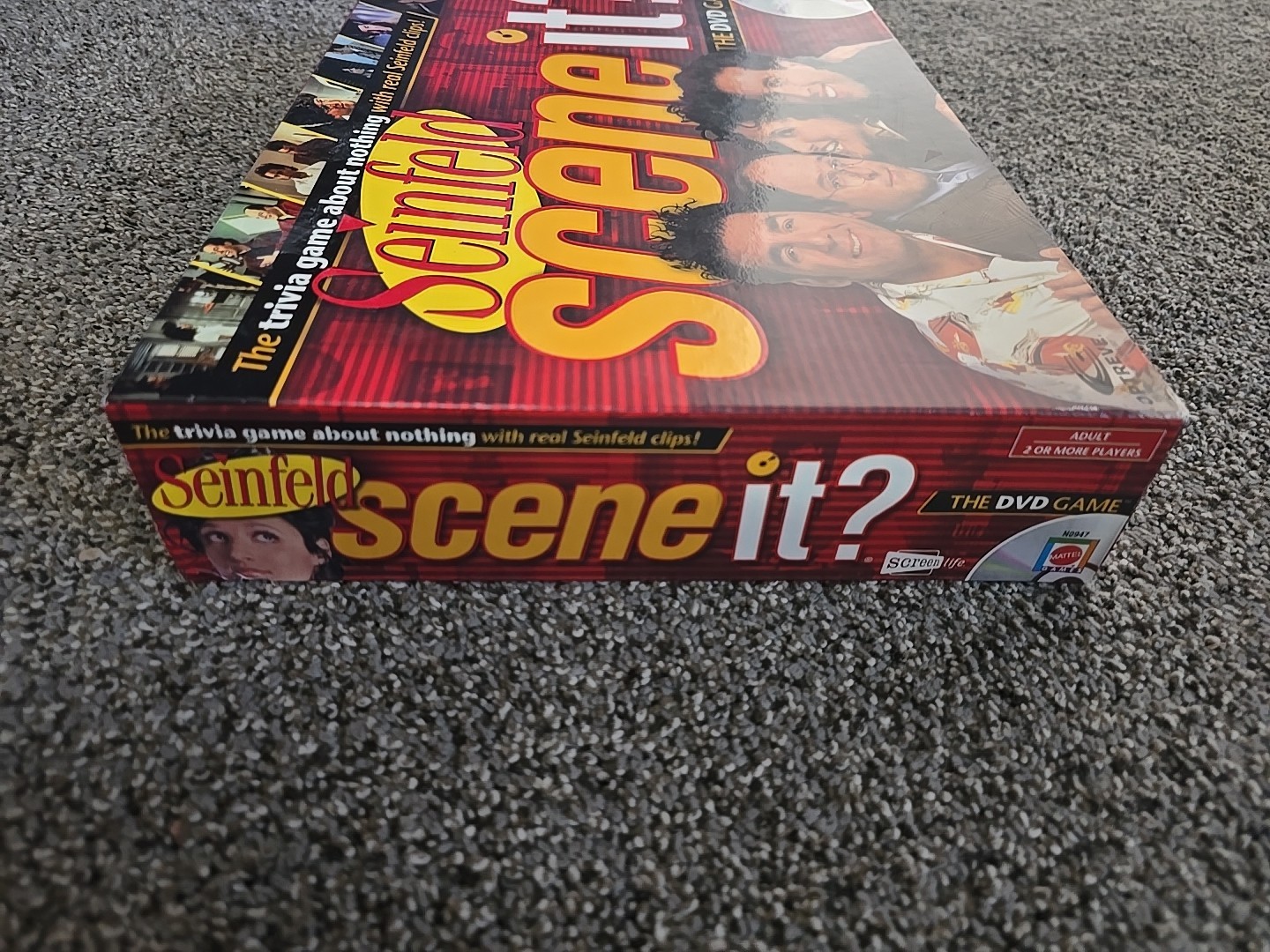 Seinfeld Scene It DVD Board Game Mattel Complete Trivia Free Ship Add’l