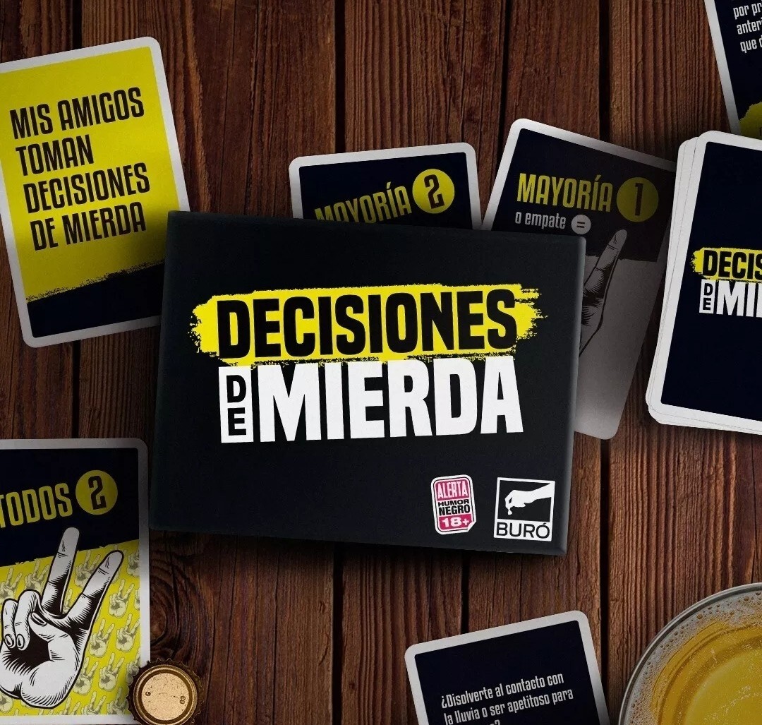 JUEGO AMIGOS “DECISIONES DE MIERD@” PARTY PREVIAS ARGENTINA + 18 Años