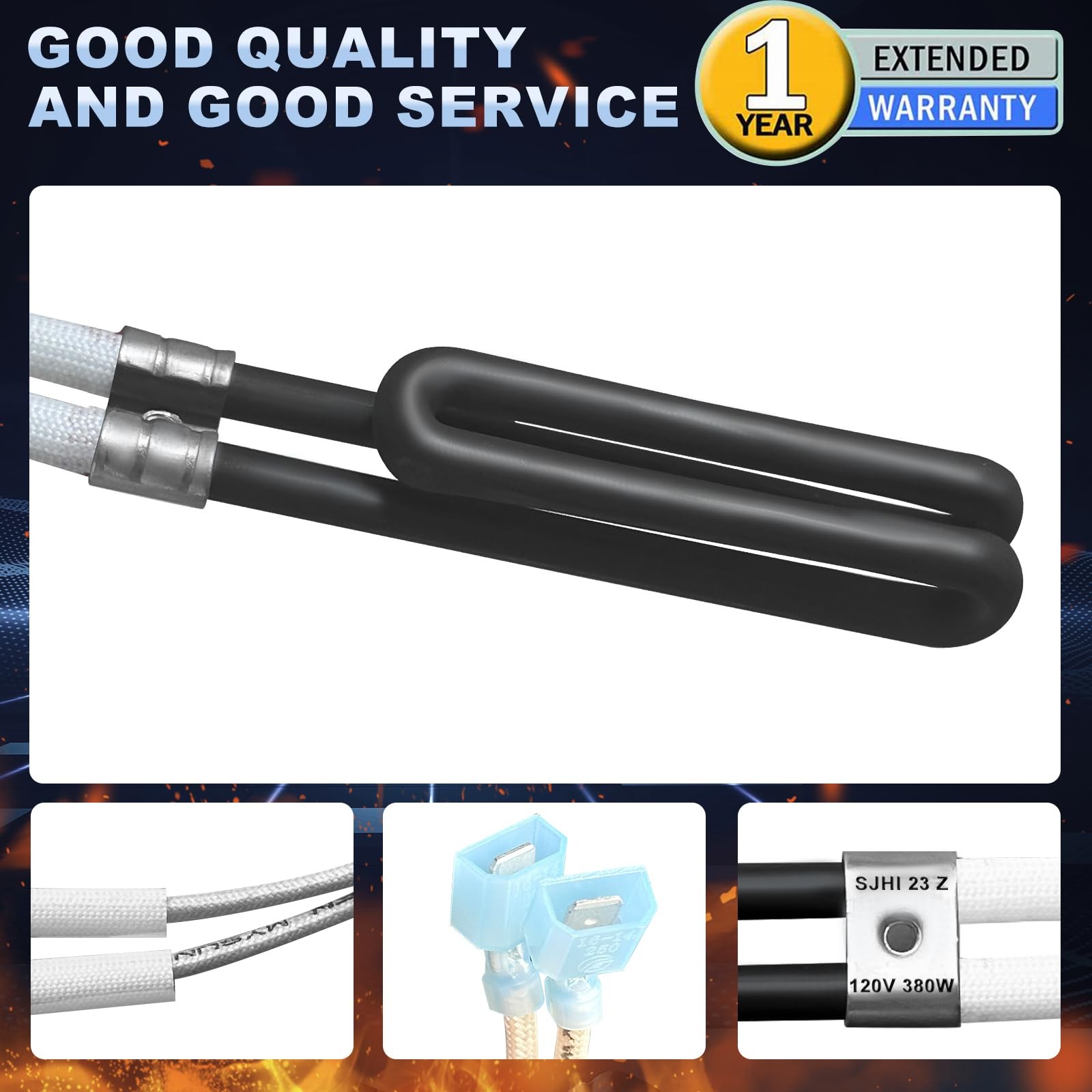SRV7000-462 Igniter for Quadra Fire Mt Vernon AE, Castile, Santa Fe, Sliver