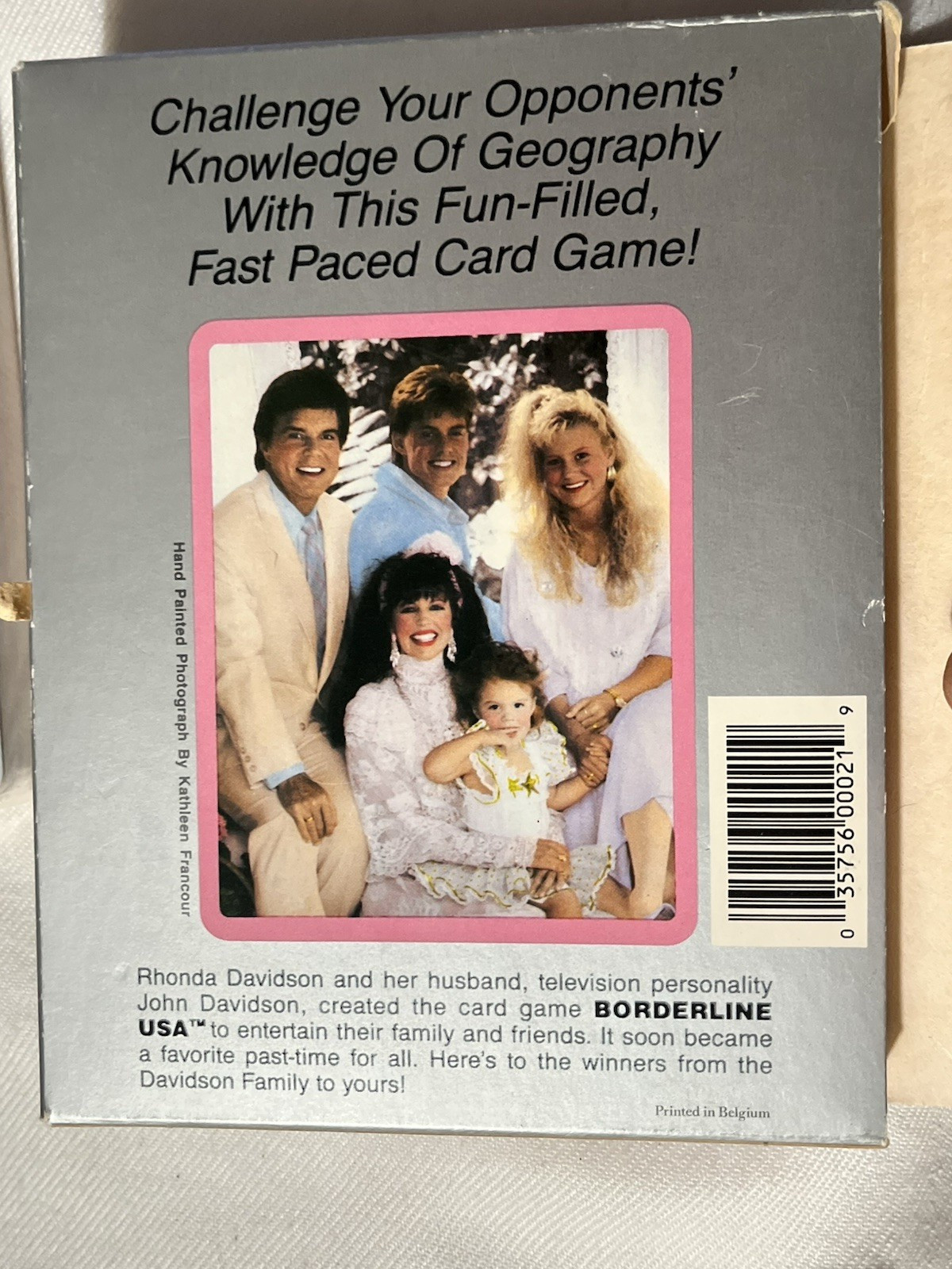 Vintage 1989 Borderline USA Geography Trivia Card Game by John Davidson Sealed