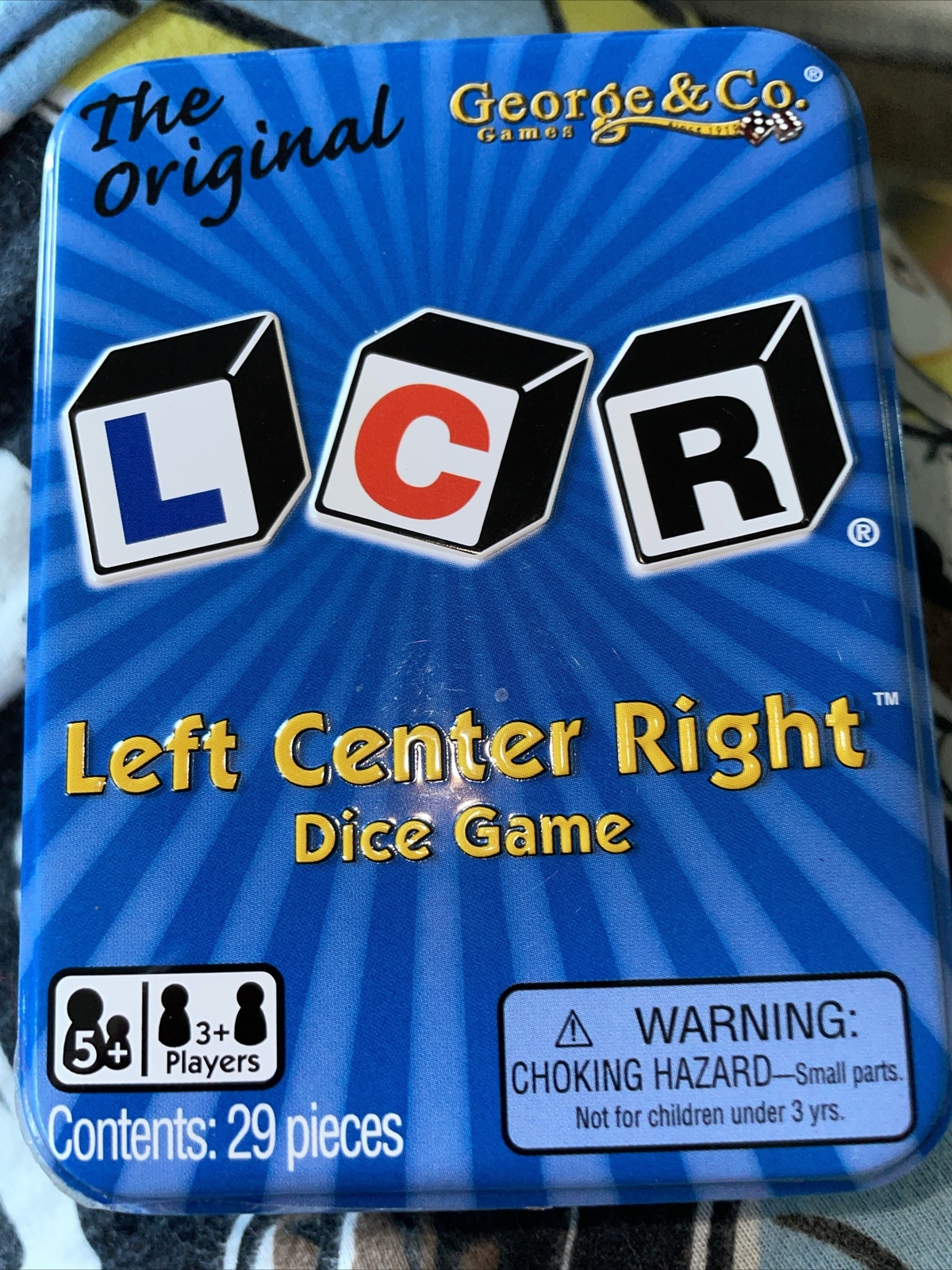 George and Company 00106 Left Center Right Dice Game