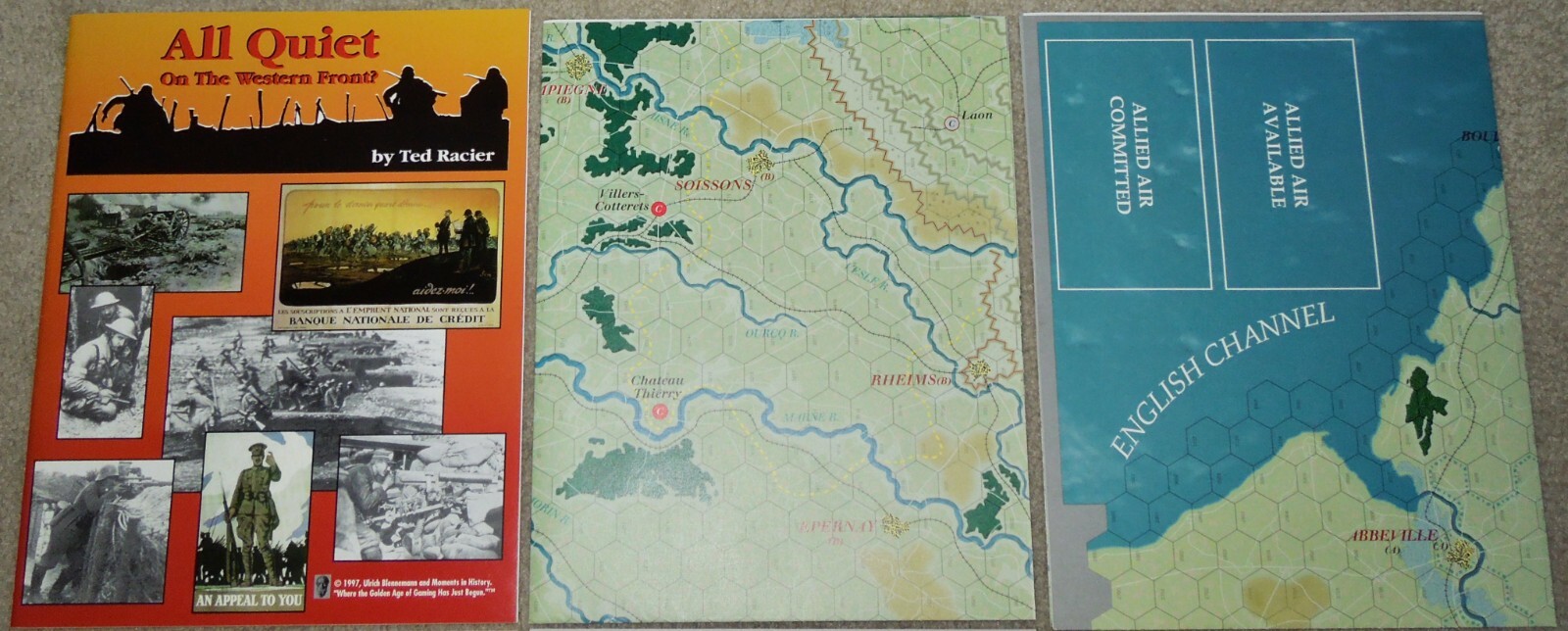 Vintage 1997 Moments in History All Quiet on the Western Front WW1 Wargame, UP
