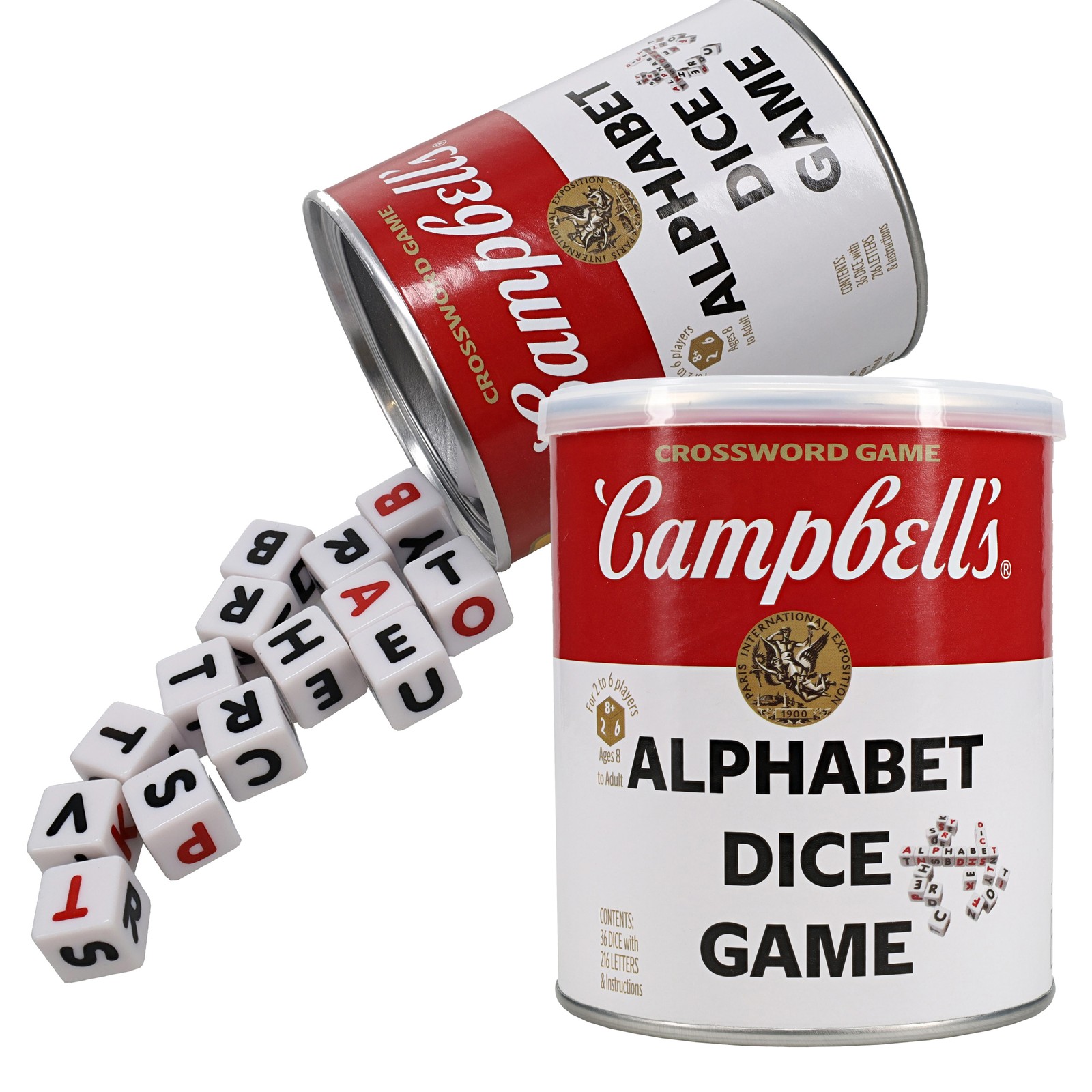 TDC Games Campbell’s Alphabet Dice Word Game
