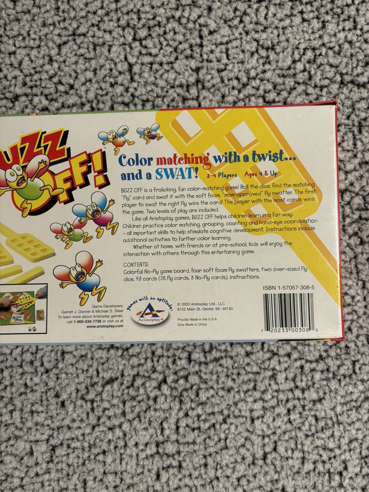 Aristoplay Ltd. (2003) Buzz Off! Board Game ~ Brand New Sealed *Super Rare* 🔥👀