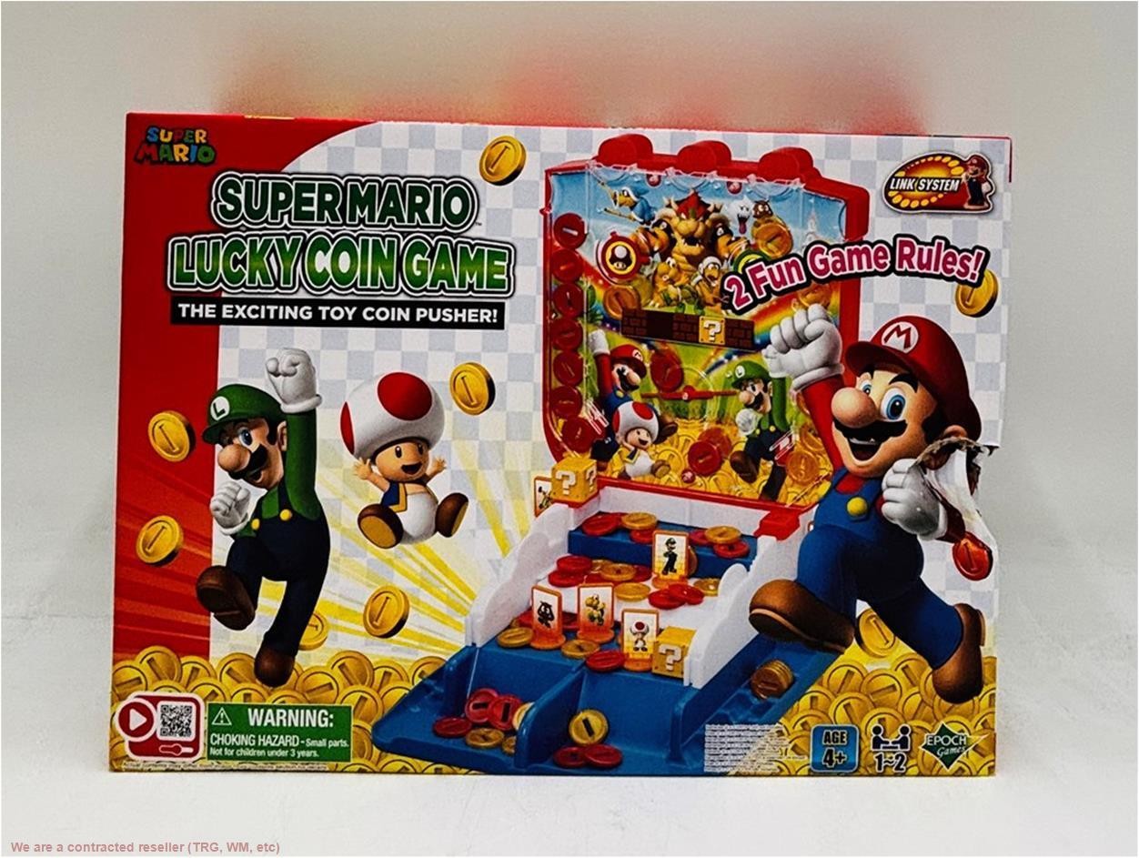 Epoch Everlasting Play Super Mario Lucky Coin Arcade Tabletop Strategy Game S…