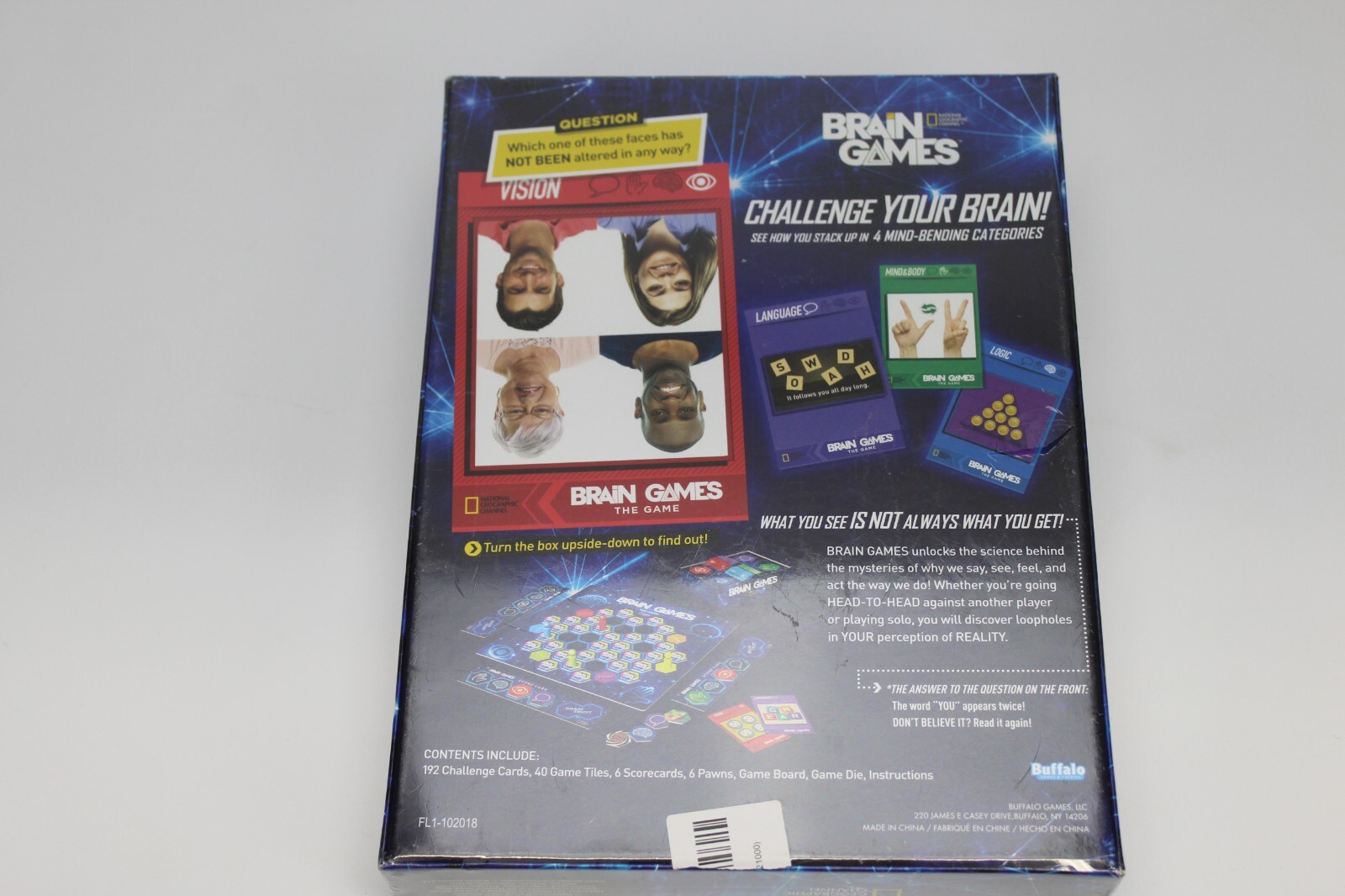 New Brain Games The Game Based on The National Geographic Channel Game Show