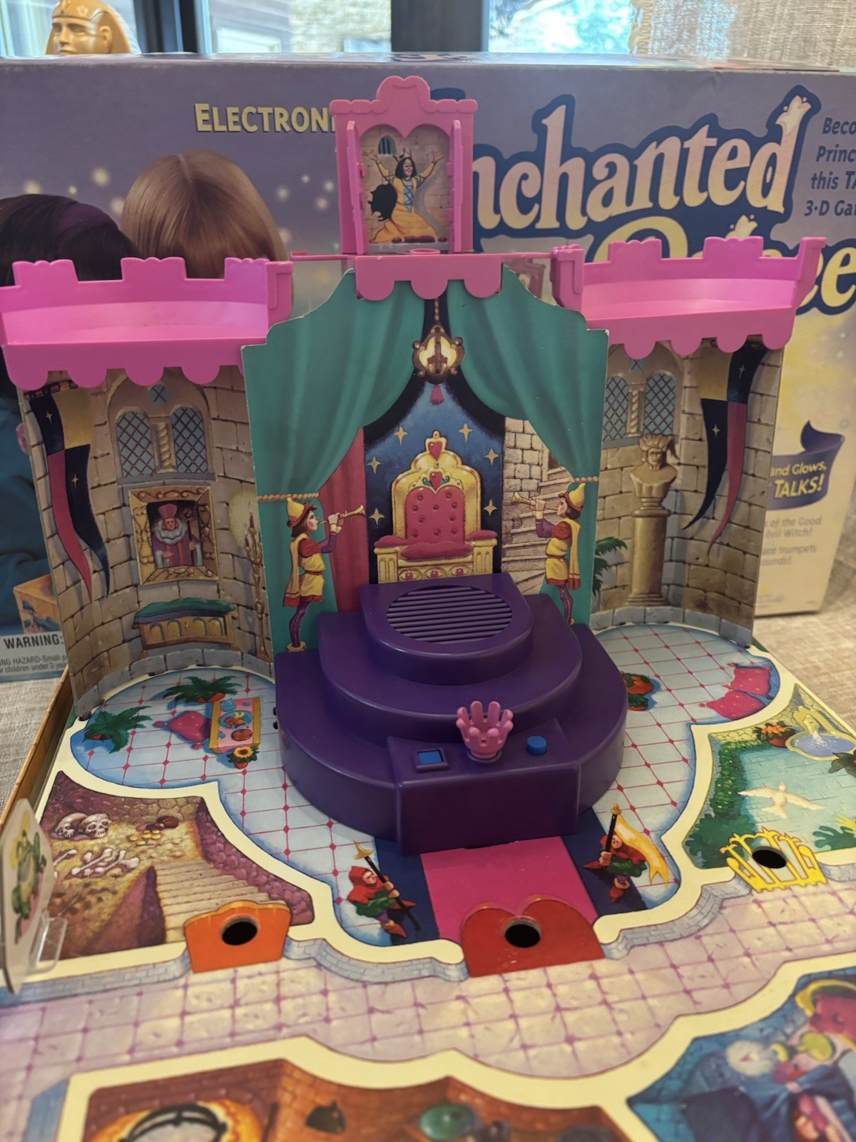 Milton Bradley Electronic Enchanted Palace Fantasy Board Game Complete, Ages 6+