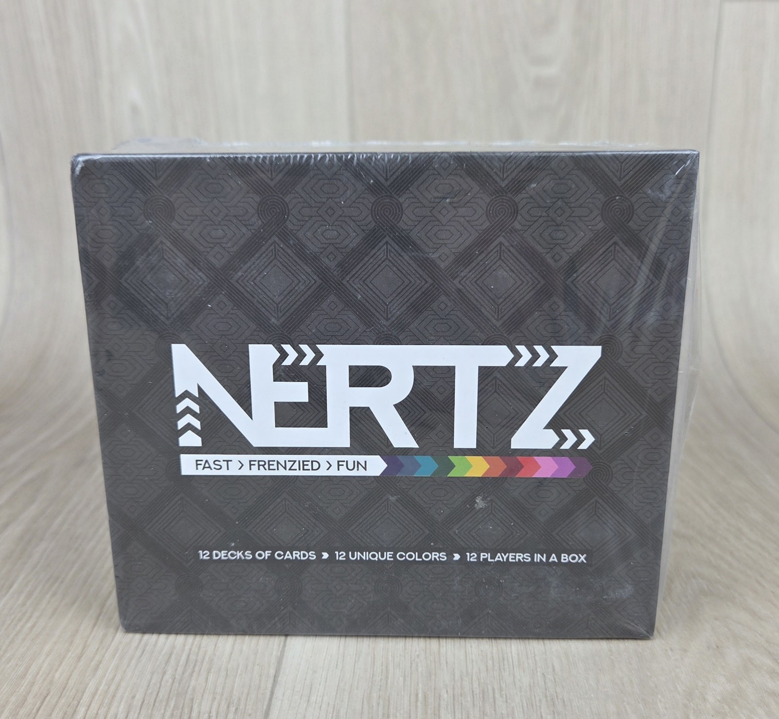Nertz Card Game Box Set 12 Decks 12 Colors 12 Players Fast Paced Sealed