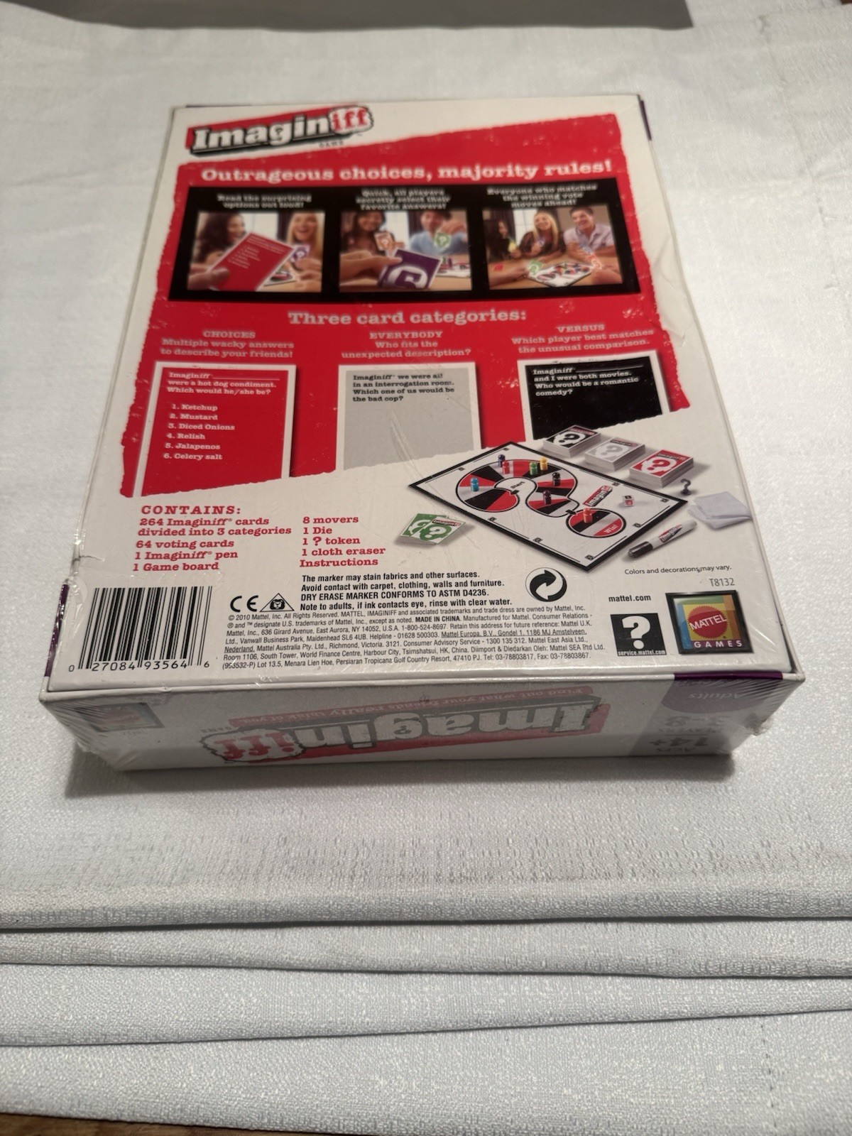 Imagine IFF Boardgame Sealed Edition Slight Damage to Box See Photos