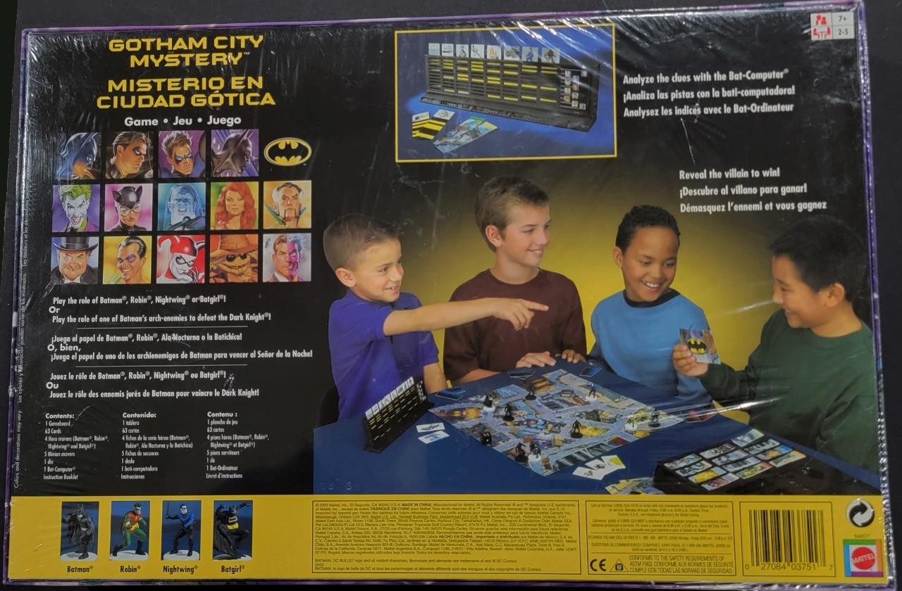 BATMAN GOTHAM CITY MYSTERY GAME