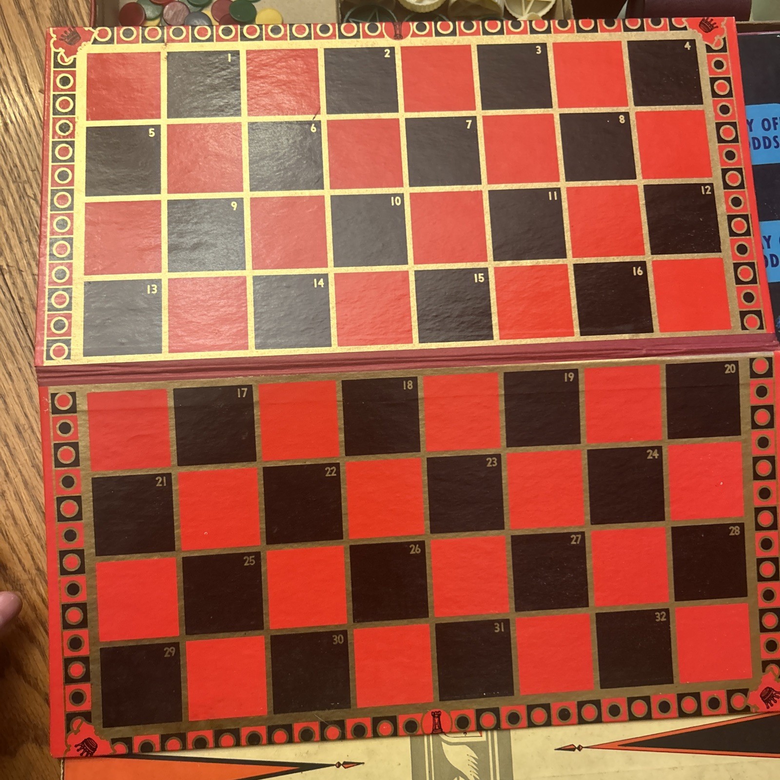 Vintage 1950 Golden Treasury of Games. Transogram No. 1210.