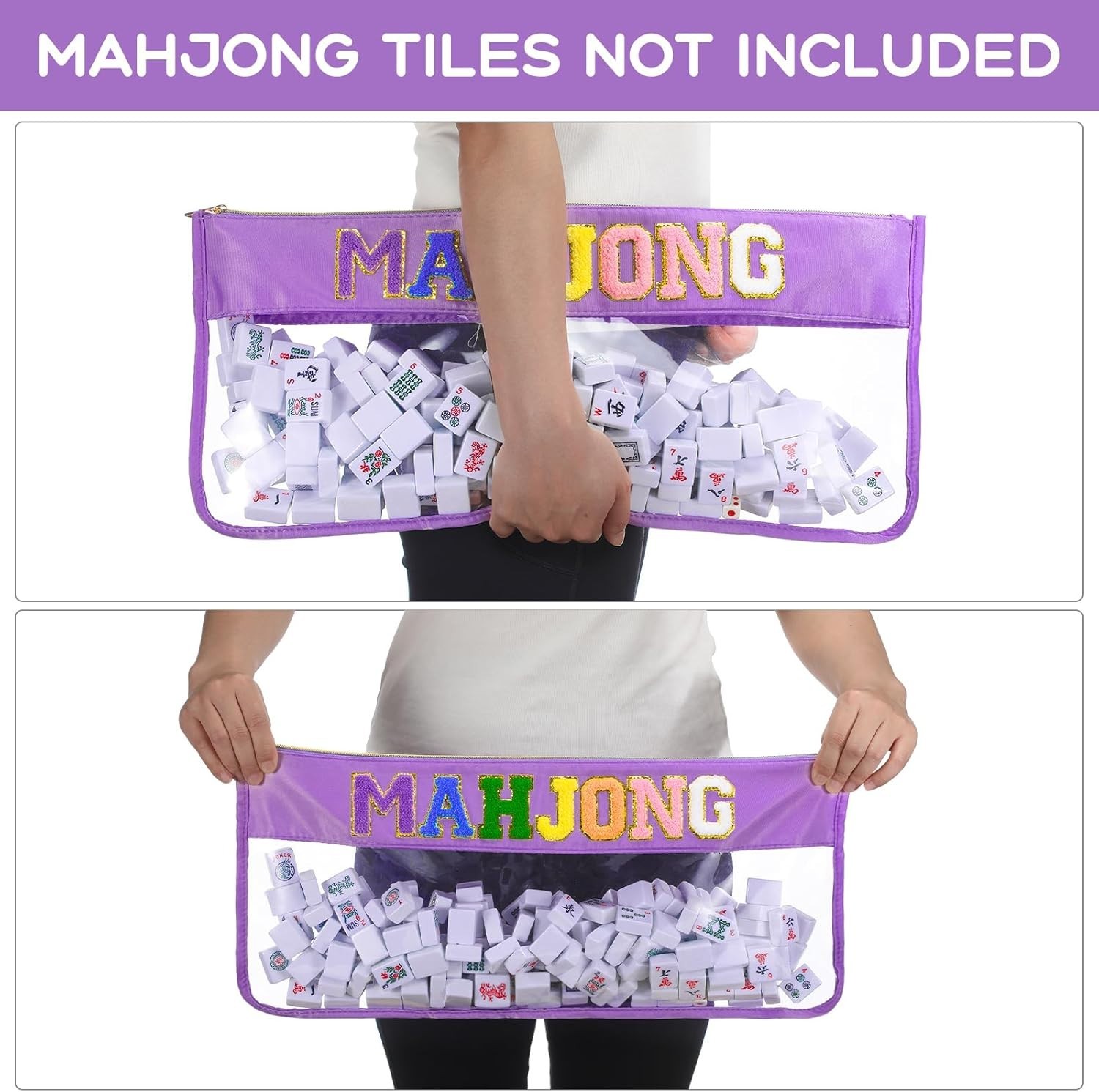Durable Mahjong Storage Bag with Elegant Zipper – Perfect for Organizing Tiles