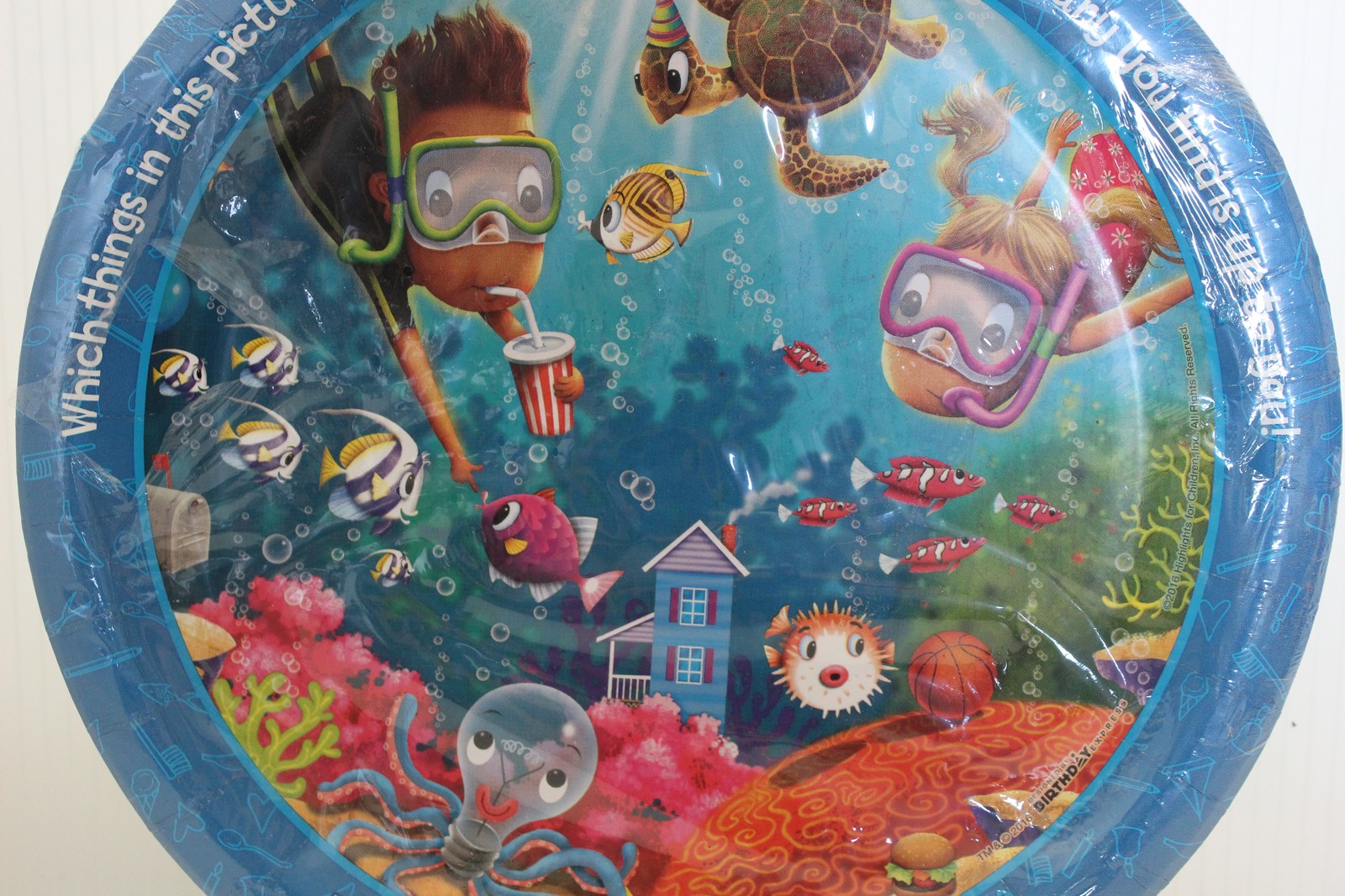 Highlights What’s Wrong? Underwater Scene Seek & Find Puzzle Game NEW Birthday