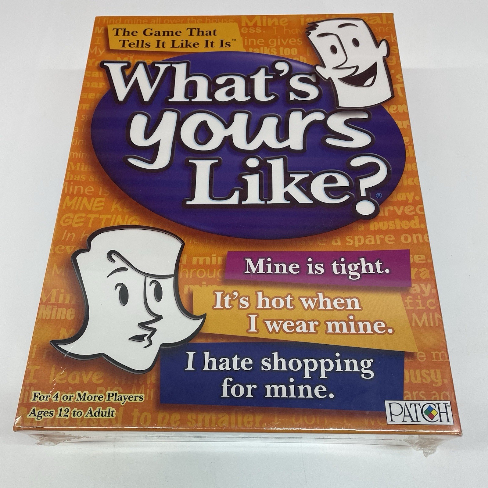 What’s Yours Like? Party Board Game Patch Products Adult Game New Sealed