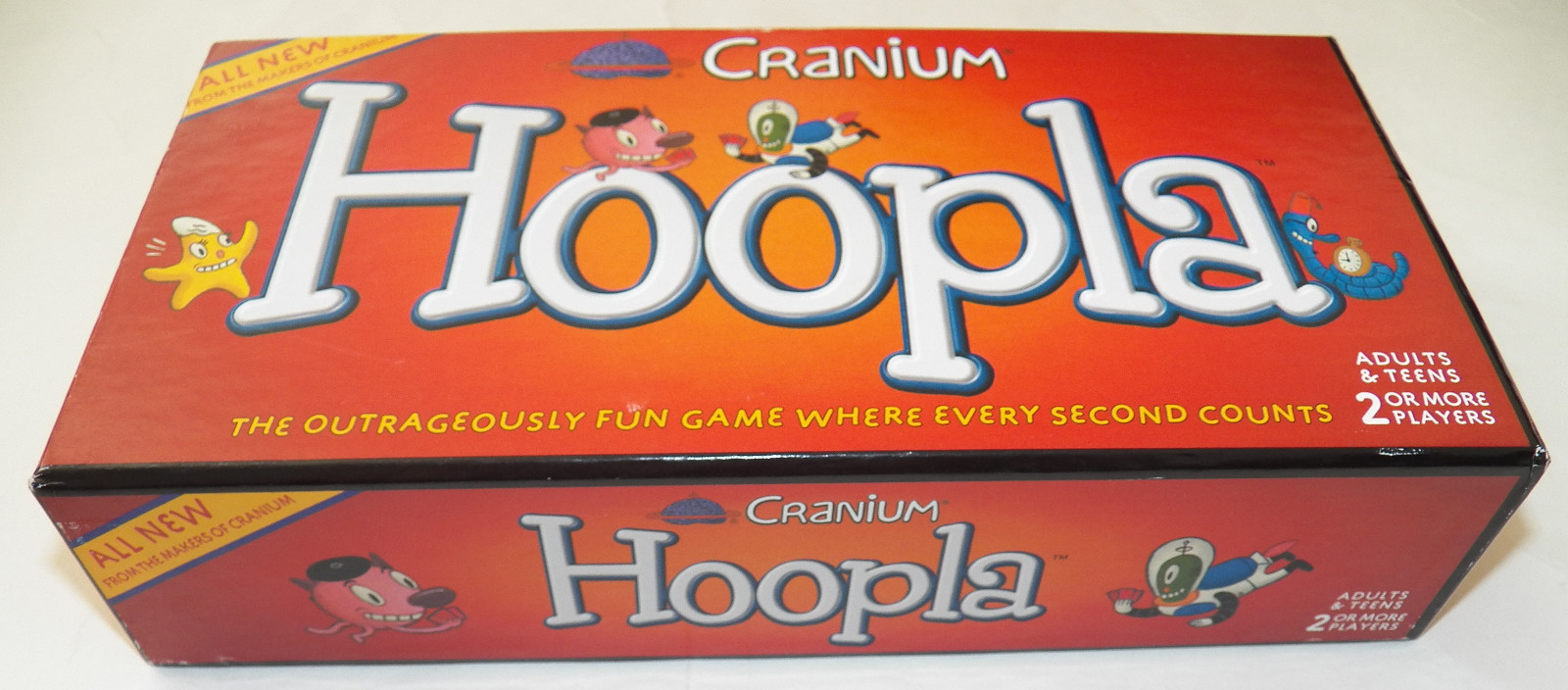 Hoopla Cranium Adult/Teen Board Game COMPLETE Where Every Second Counts