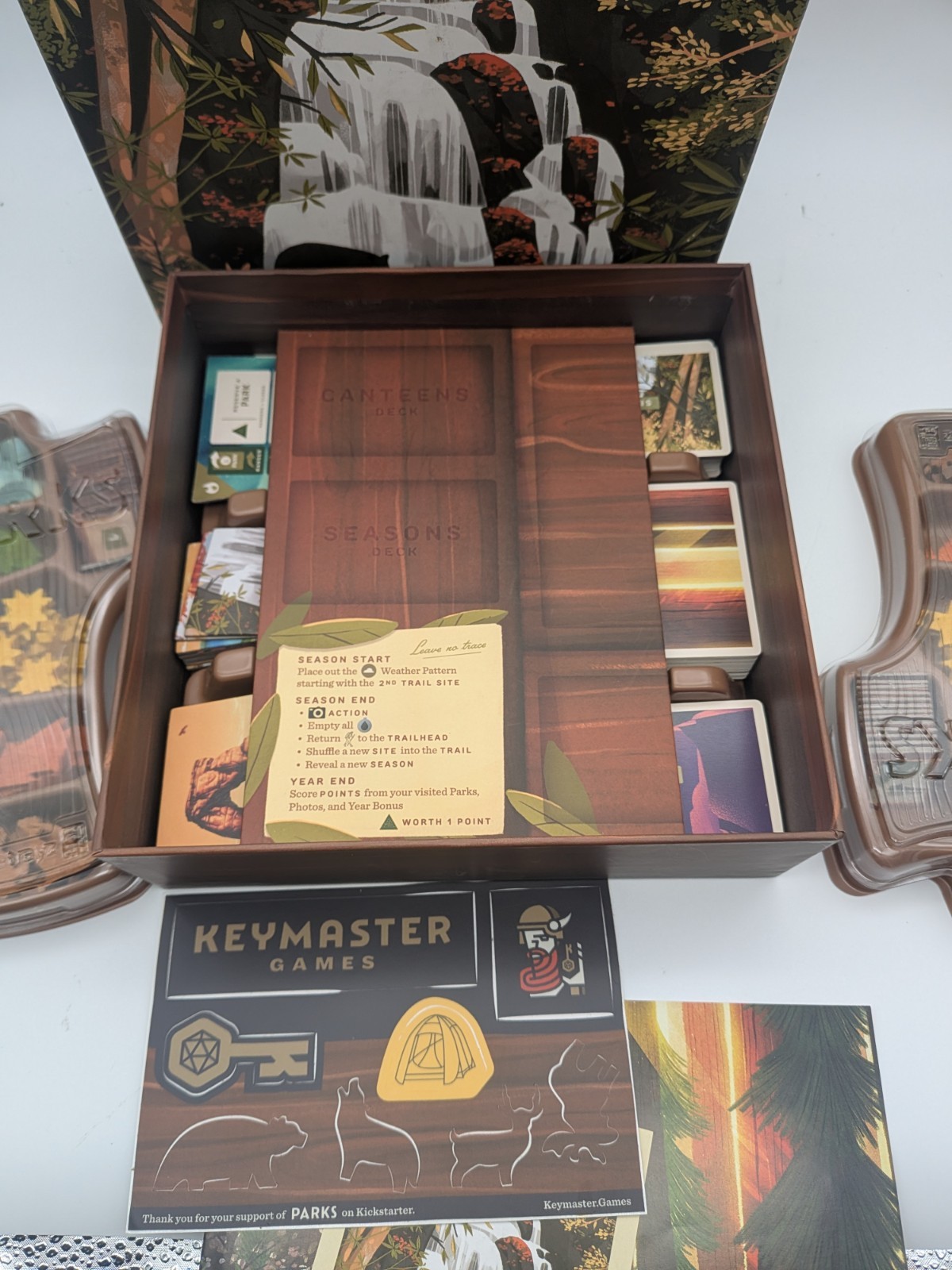 Parks 1st Ed Kickstarter Editio & Nightfall Expansion OOP