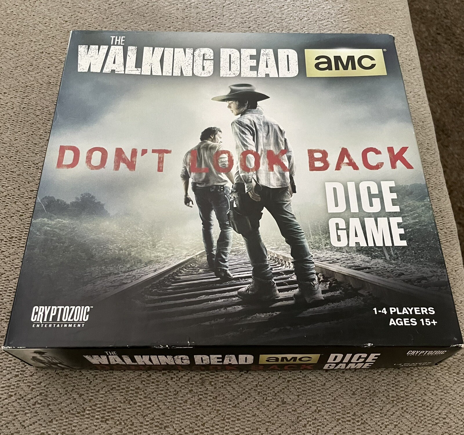 THE WALKING DEAD: Don’t Look Back Dice Board Game 2014 Cryptozoic 100% Complete