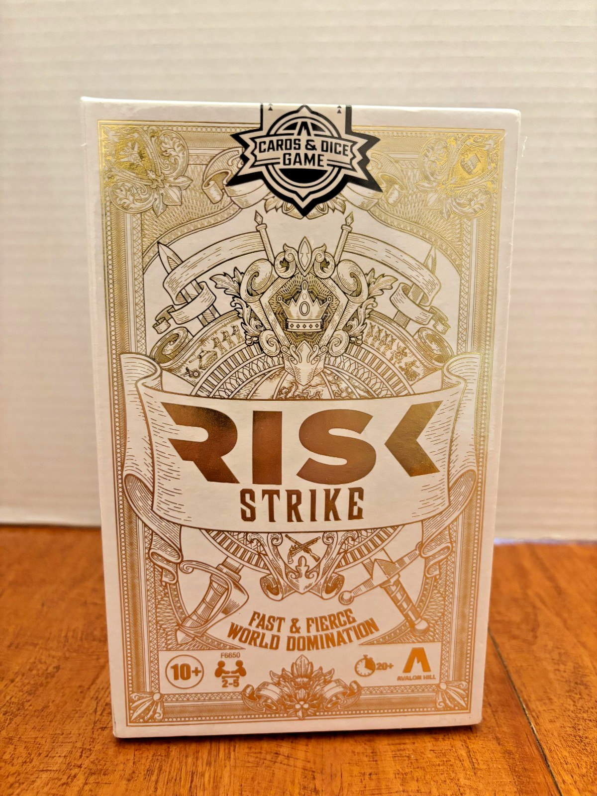 Risk Strike Fast & Fierce World Domination Cards/Dice Game Hasbro/Avalon Hill