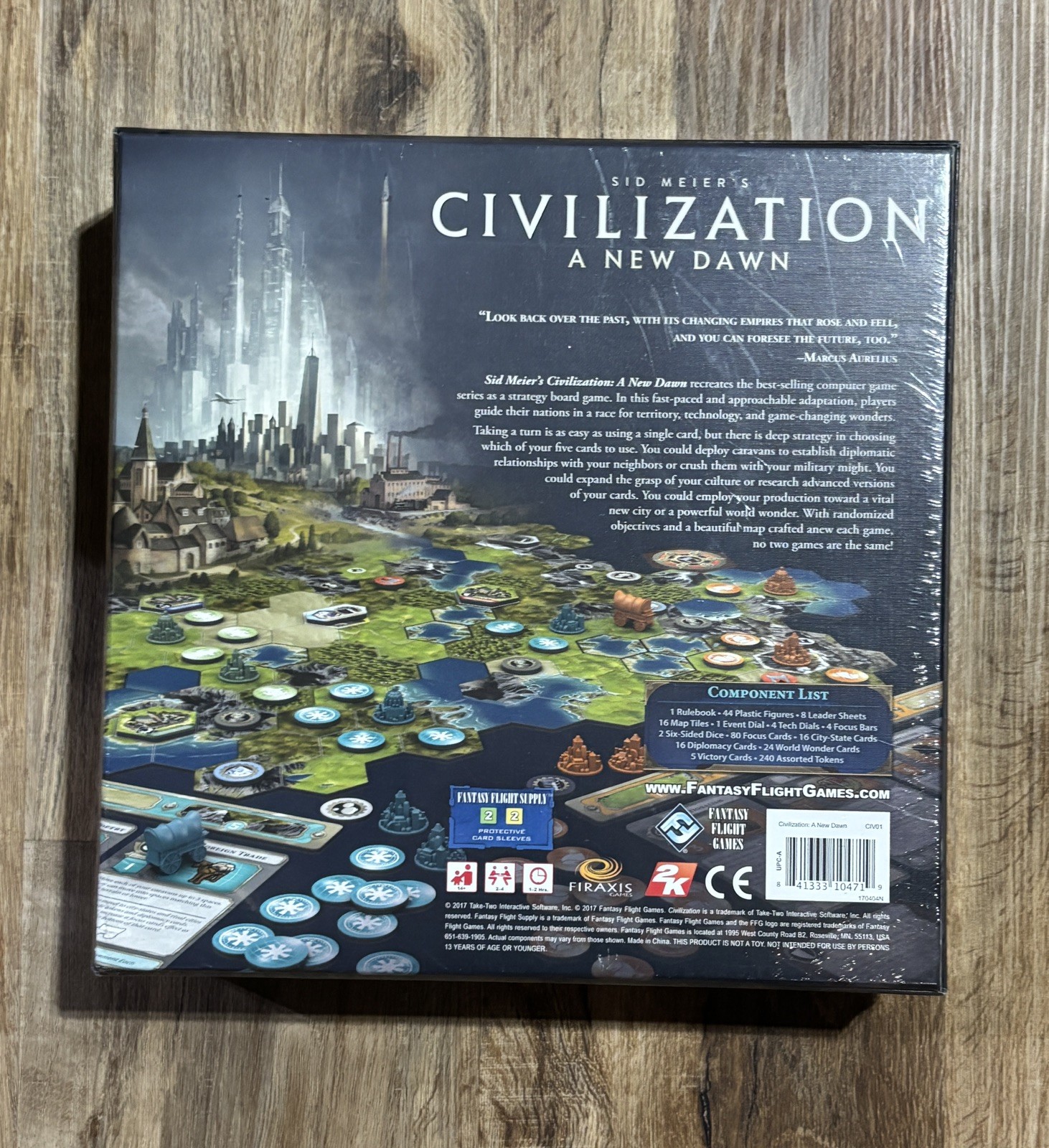 NEW Sid Meier’s Civilization: A New Dawn – Board Game – Fantasy Flight Games