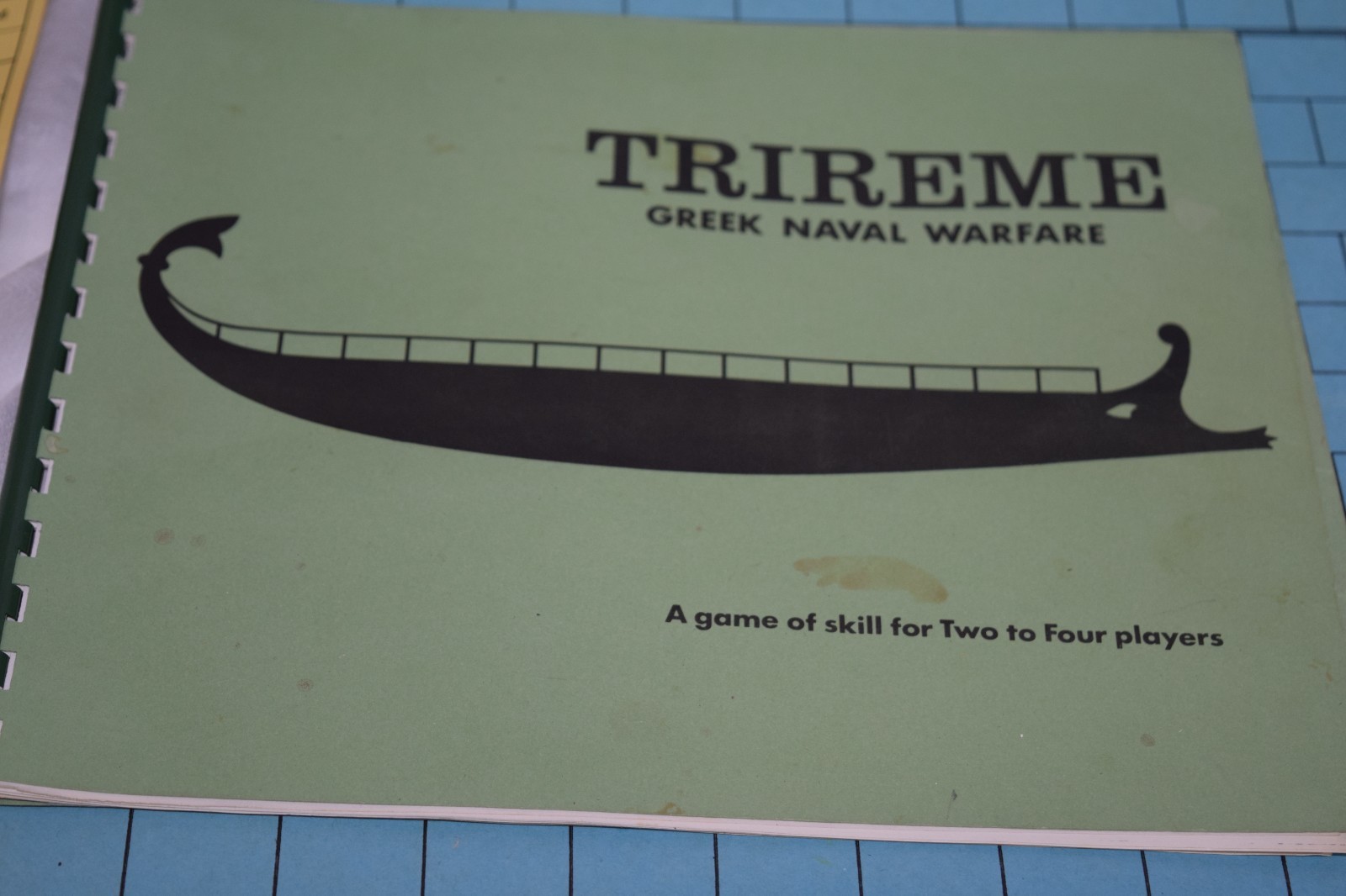 Trireme Decalset 1973 2nd Ed Greek Naval Warfare War Game Not Complete GUC