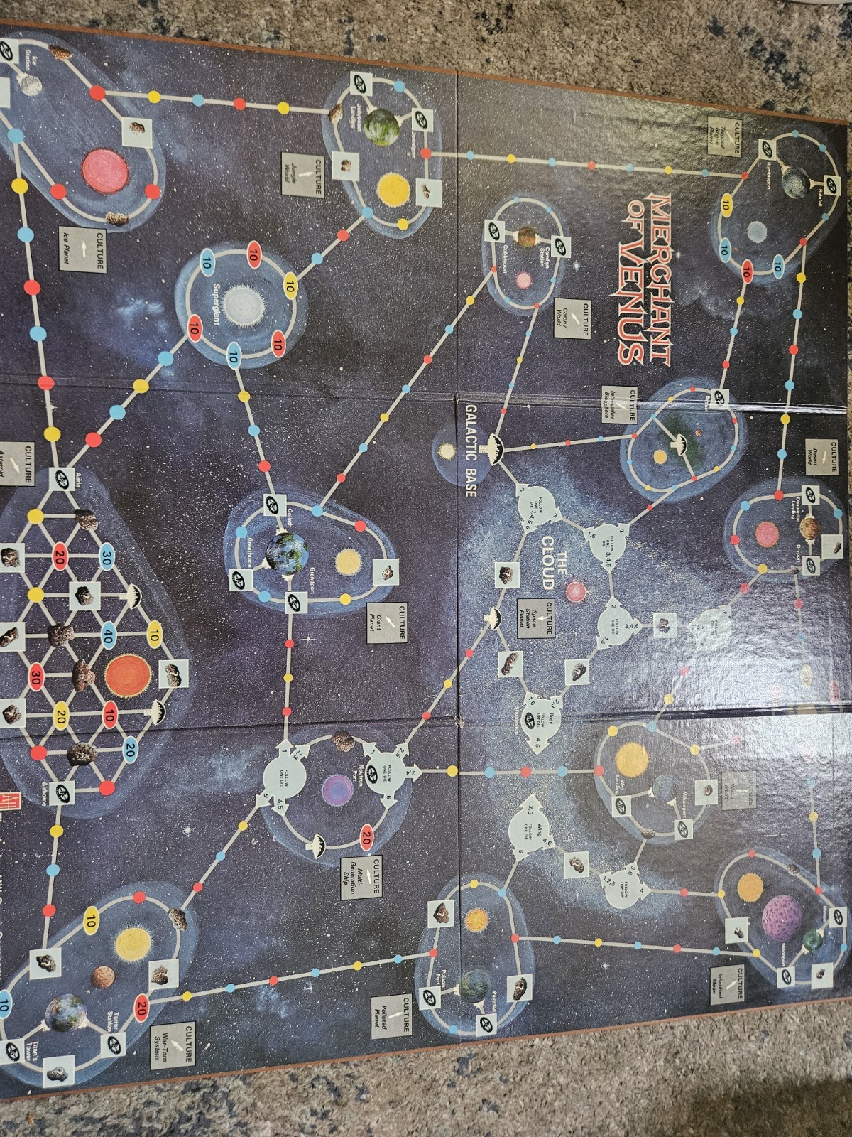 Vintage Merchant of Venus Board Game 1988 Avalon Hill 100% COMPLETE Space Tradin