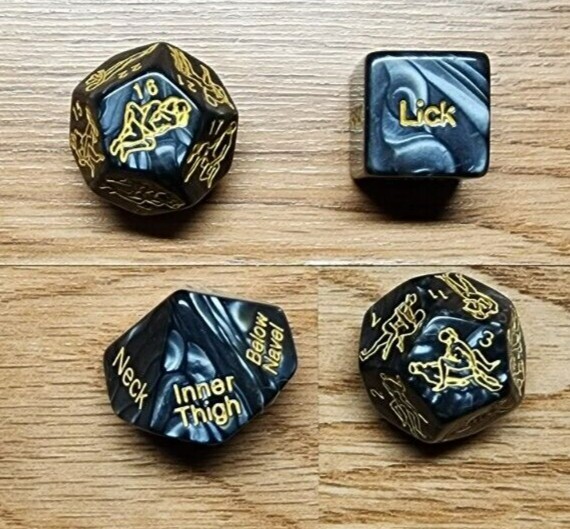 Swinger Lifestyle Icebreaker Game Oversized Sex Dice 4 piece