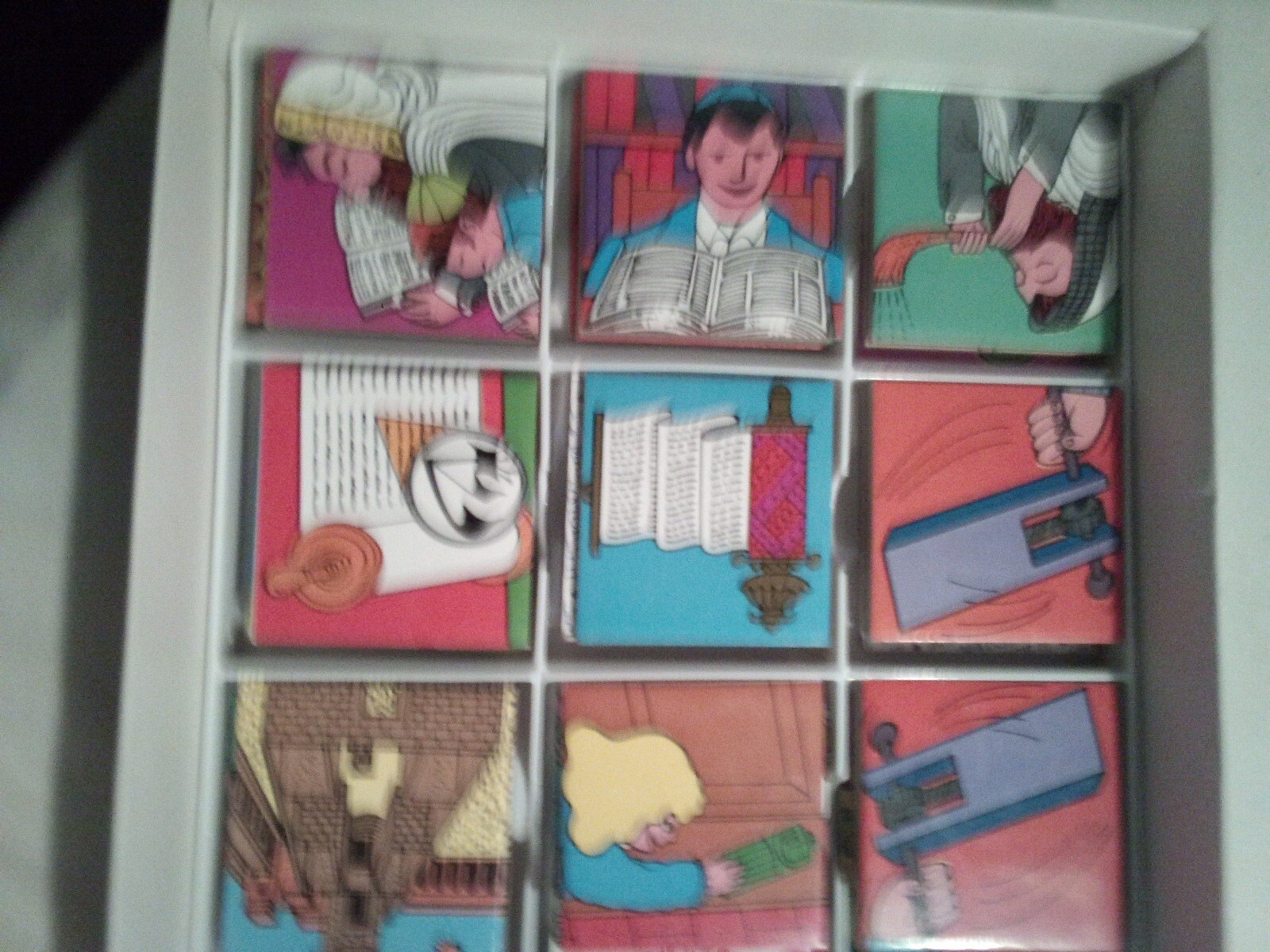 Jewish Memory Game, “Match It” , Vintage, Complete, Ages 3+, 1 or more players!