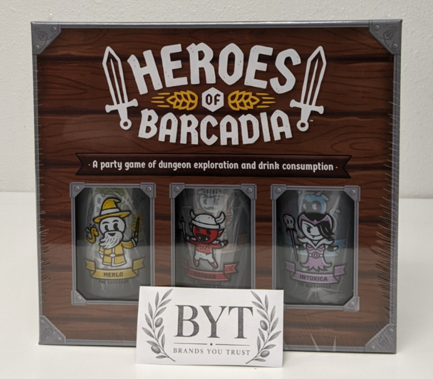 Heroes of Barcadia Board Game –Dungeon Exploration Party Game with Drink Challe