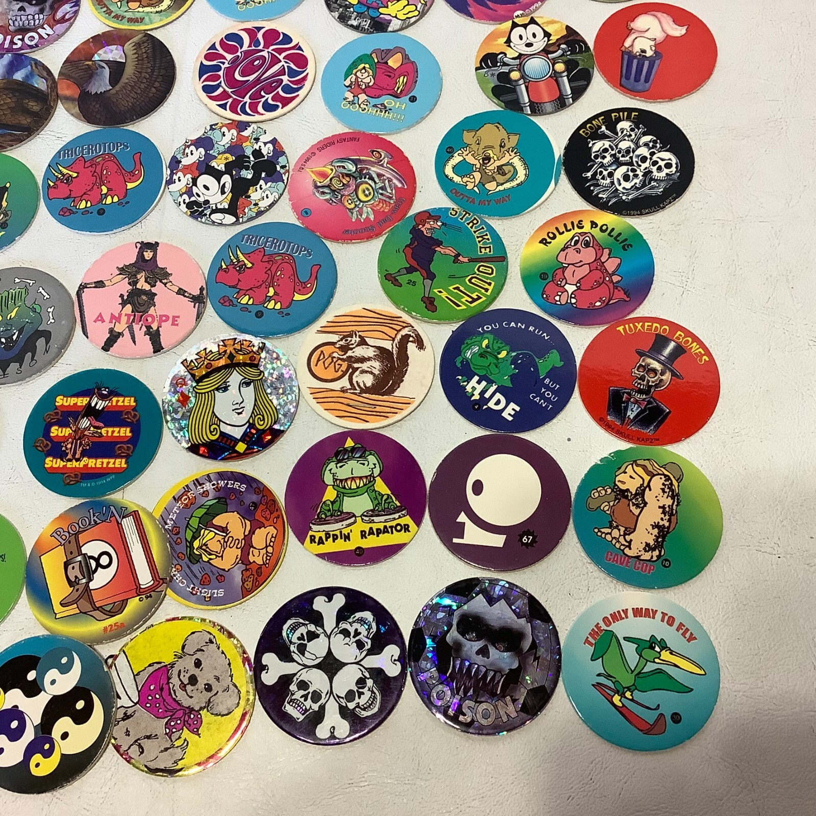 Vintage Lot of Pogs Animals Miscellaneous