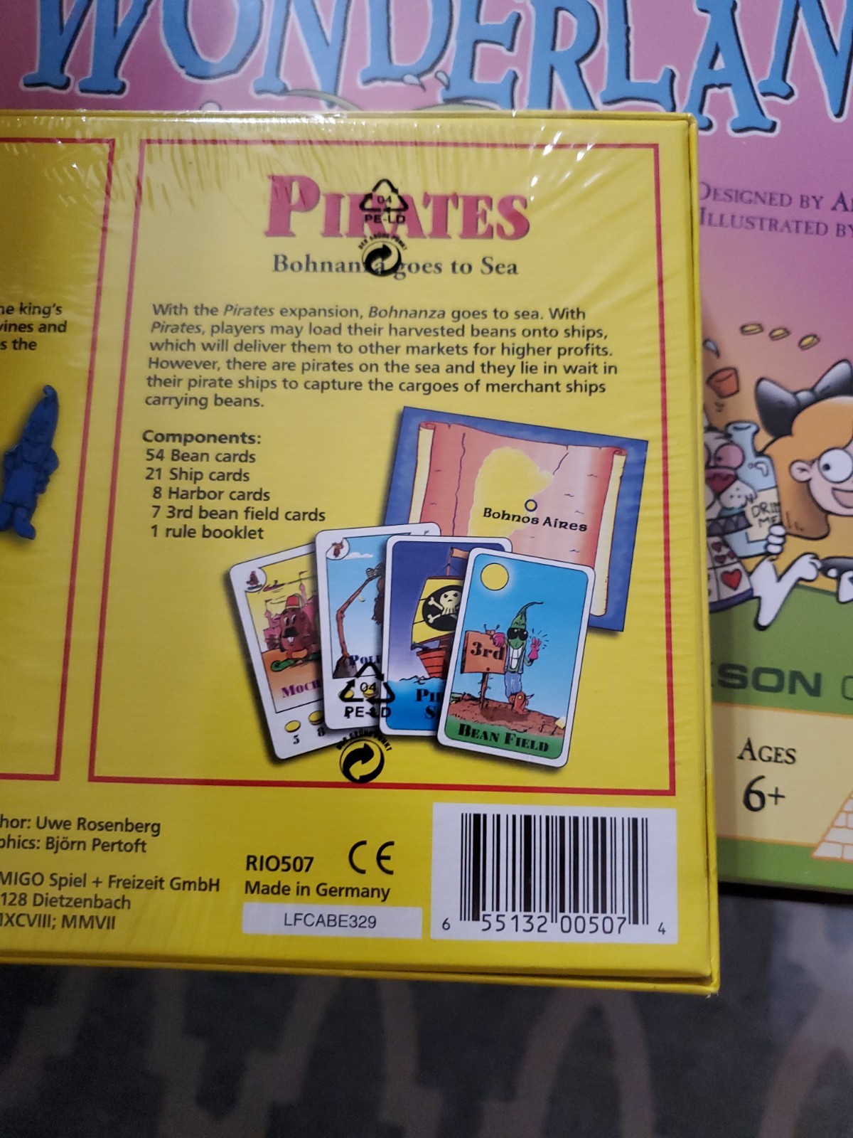 [New/sealed] Bohnanza: Princes and Pirates Card Game Expansion Rio Grande Amigo