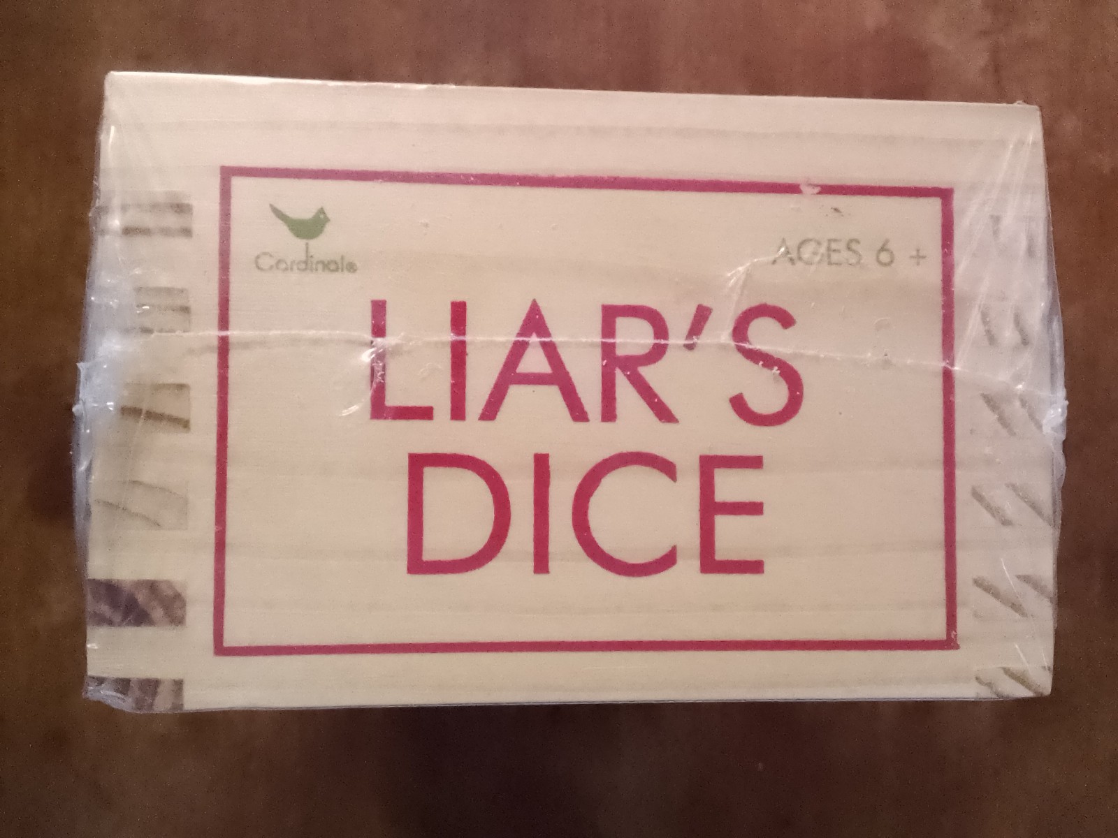 FACTORY SEALED – Liar’s Dice in Wood Box