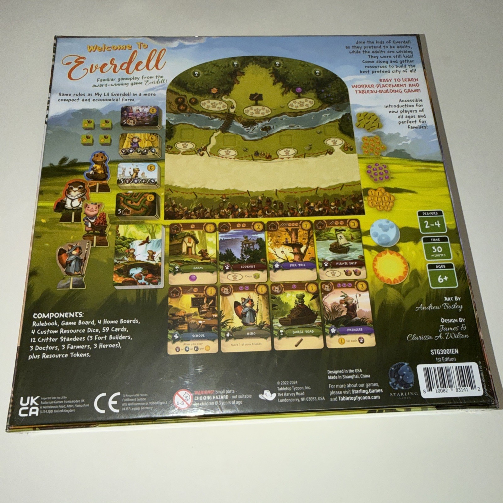 Welcome To Everdell Board Game – First Edition Starling Games – New Sealed