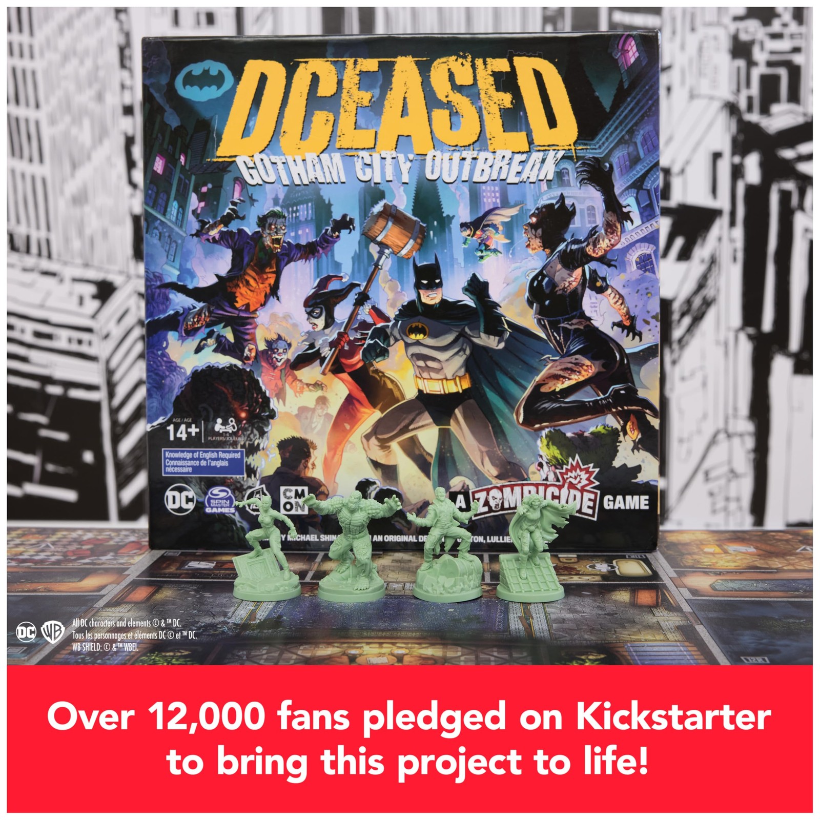 , DCeased: Gotham City Outbreak, Part of the Zombicide Collection, Collectibl…