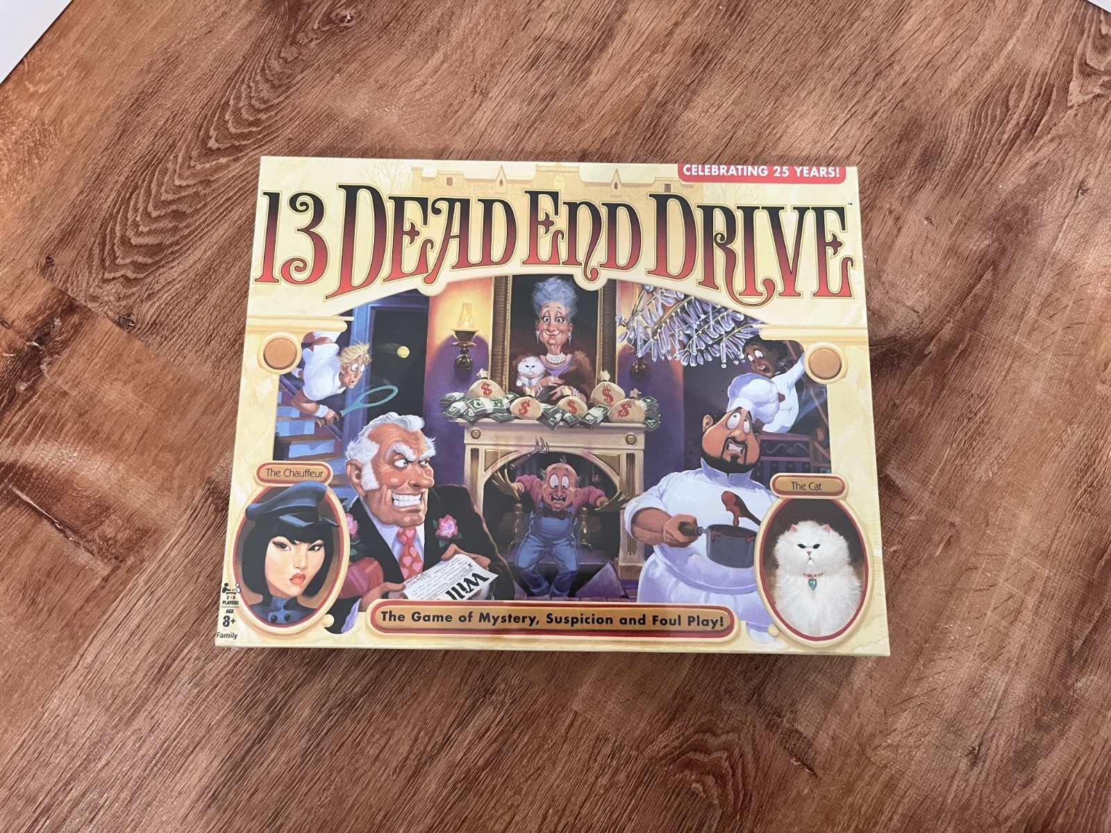 New sealed 13 Dead End Drive Board Game -Family Game Night Kids & Adults