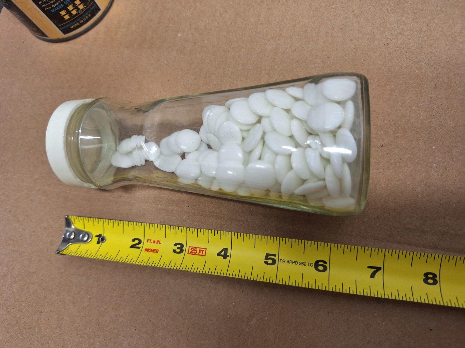 Vintage GO Stones: containers of black & white stones not in original containers
