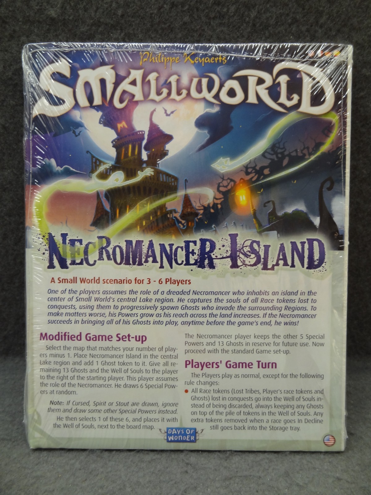 NEW Philippe Keyaerts Small World Necromancer-Island Mini Expansion Pack 3-6 PLR