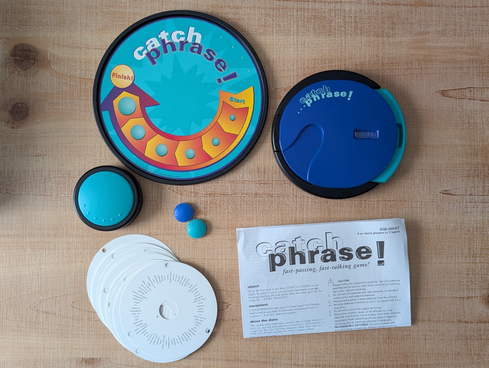 Catch Phrase Board Game 2007 Parker Brothers – Complete – Battery Tested – Works