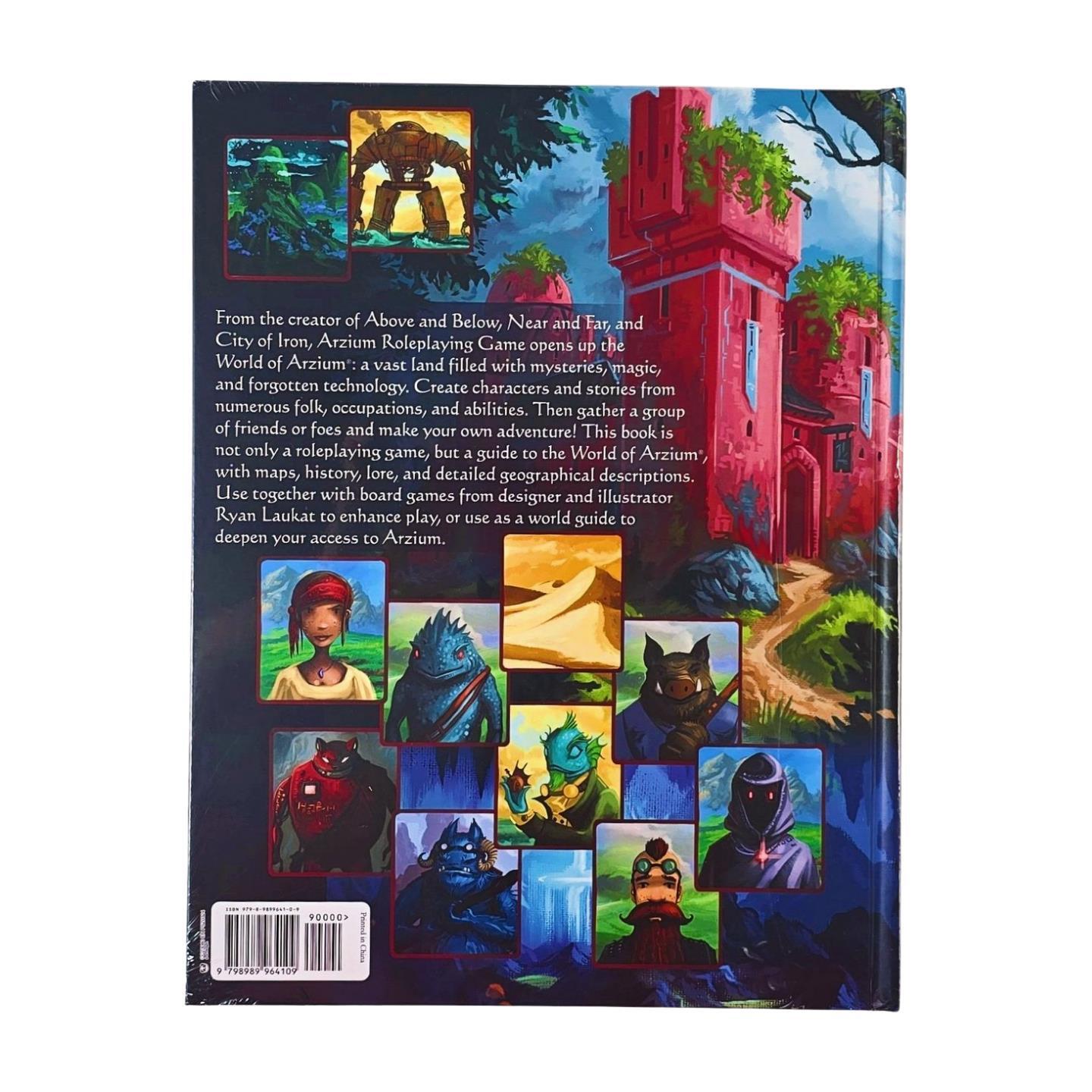 Arzium Role Playing Game + Arzium: Archive Promo Box by Red Raven Games SEALED
