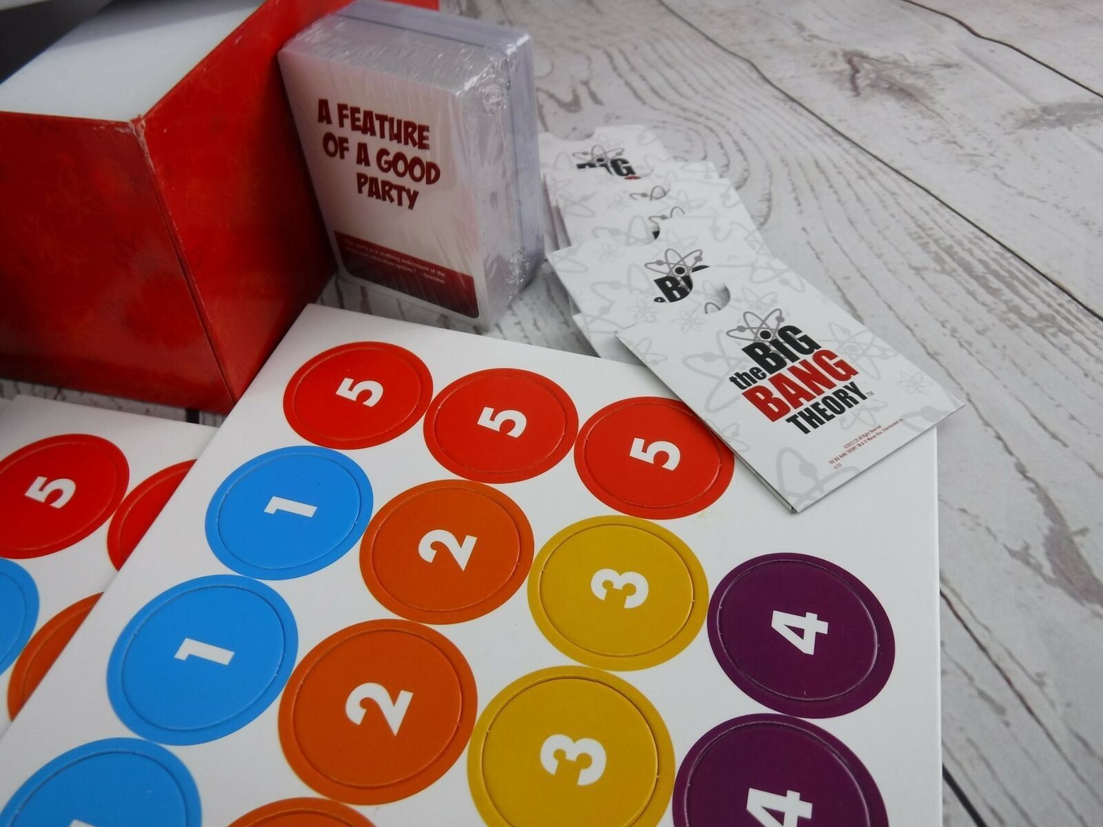 Big Bang Theory Game The Party Game 15+ 3-7 Players Cryptozoic Warner Bros